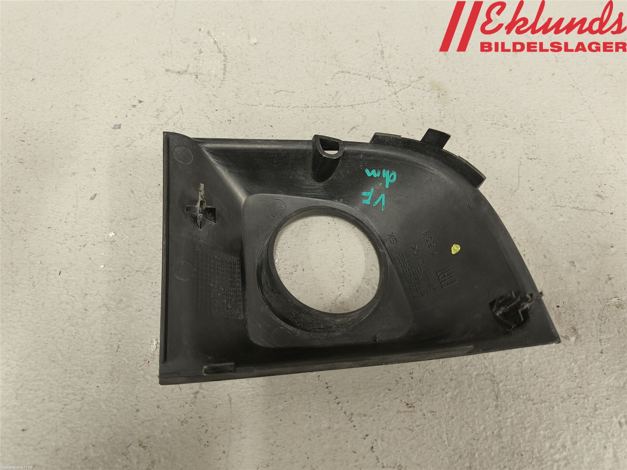 Fiat 500 07- Dimljussarg Fram