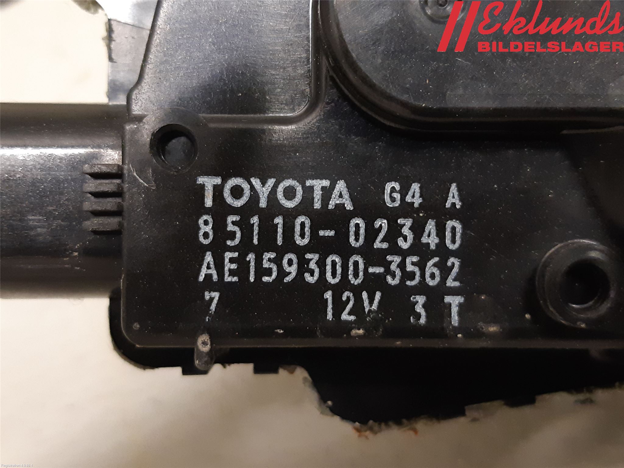 Toyota AURIS 13-19 Torkarmotor Vindruta