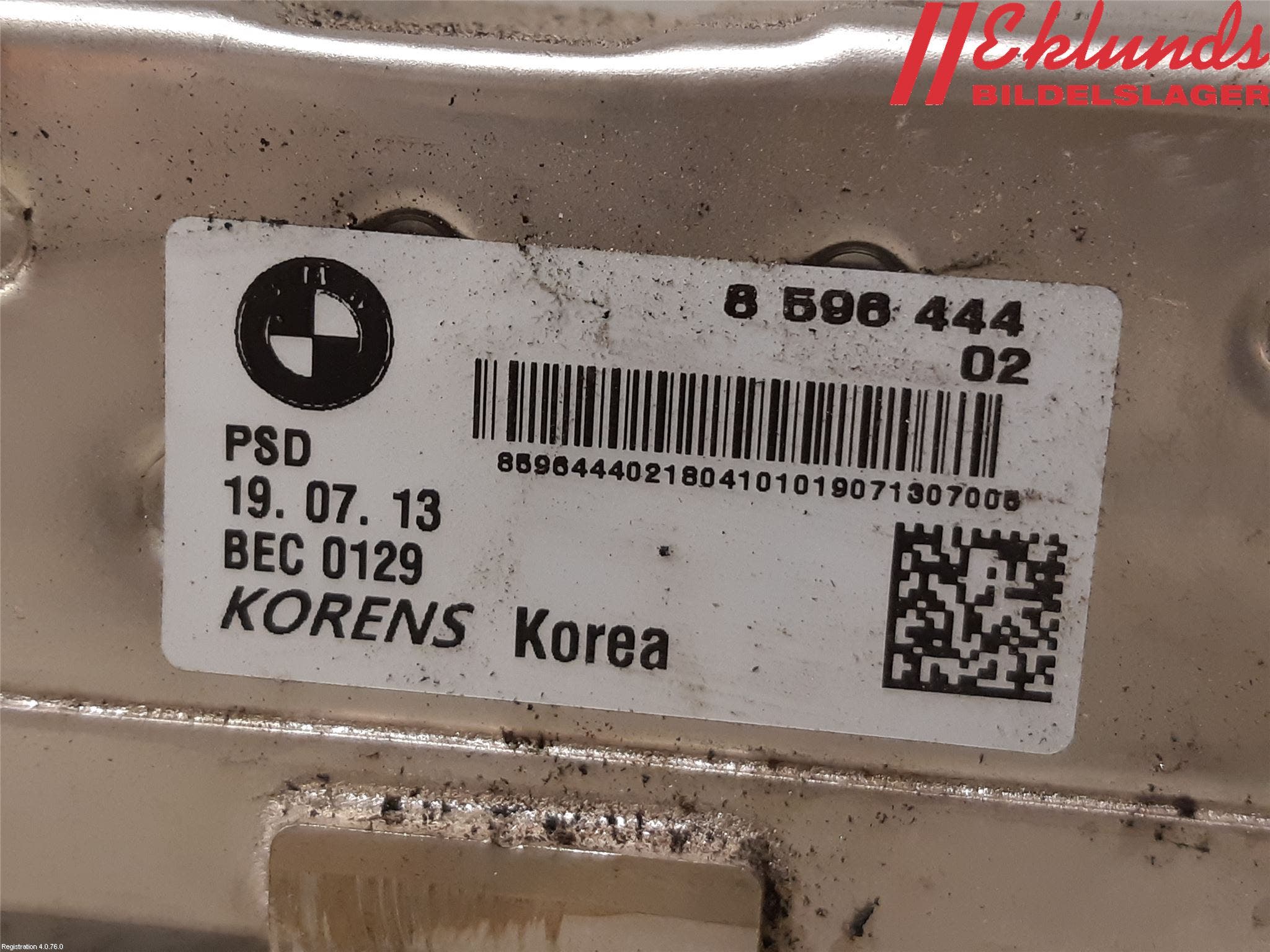 BMW 3 GT F34 13-19 Avgaskylare