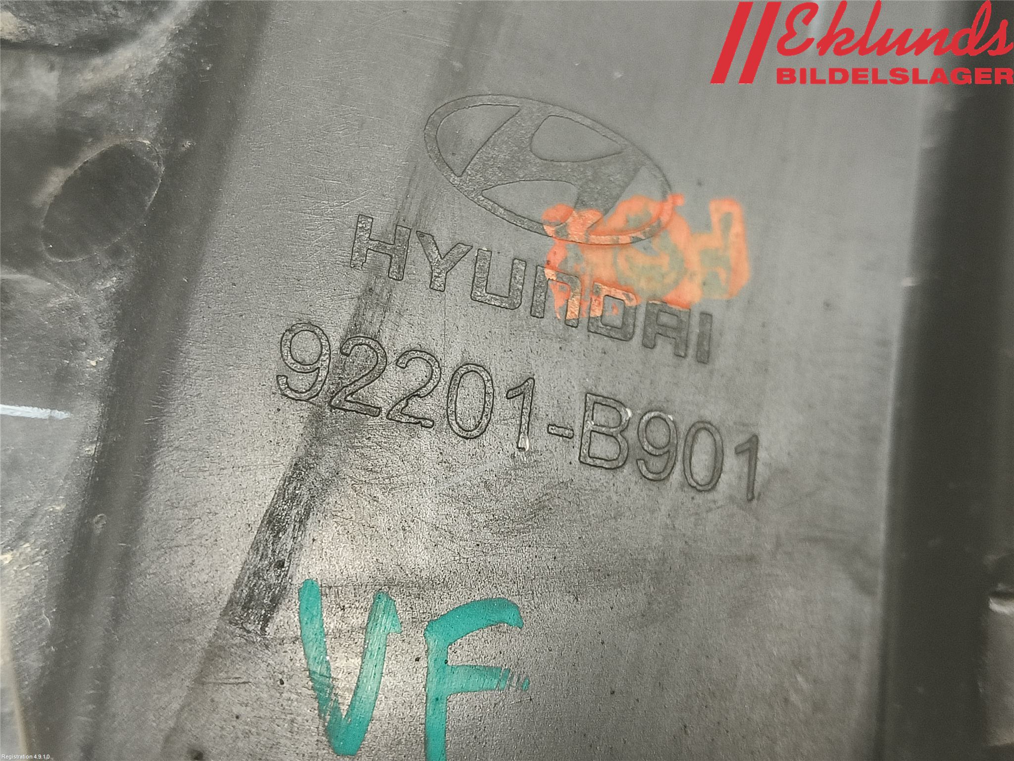 Hyundai i10 BA 14-16 Positionsljus Fram Vä
