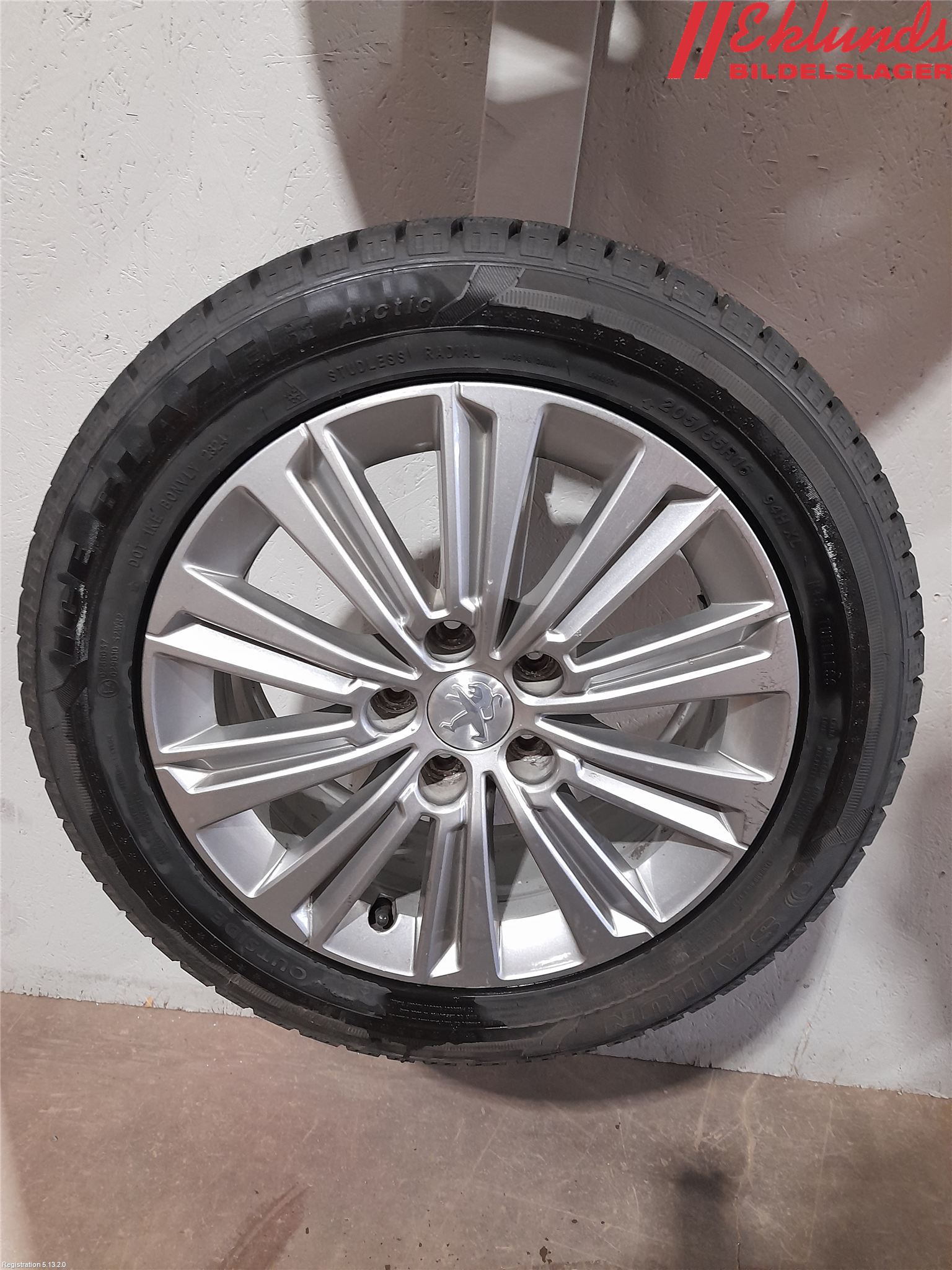 Peugeot 308 14-21 Vinterdäck Alumfälg 4St
