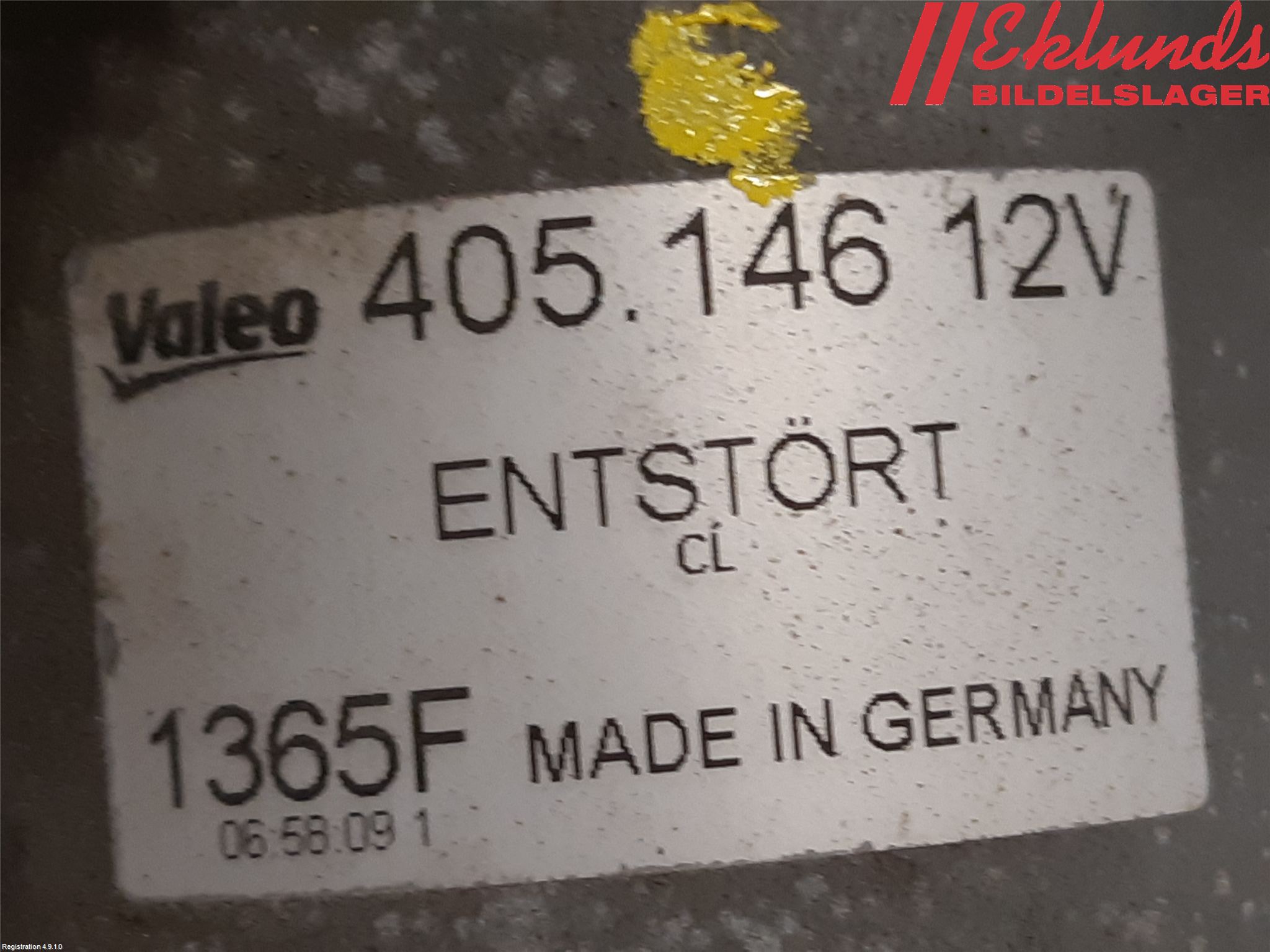 Mercedes-Benz MB SPRINTER (W906) 06-18 Torkarmotor Vindruta