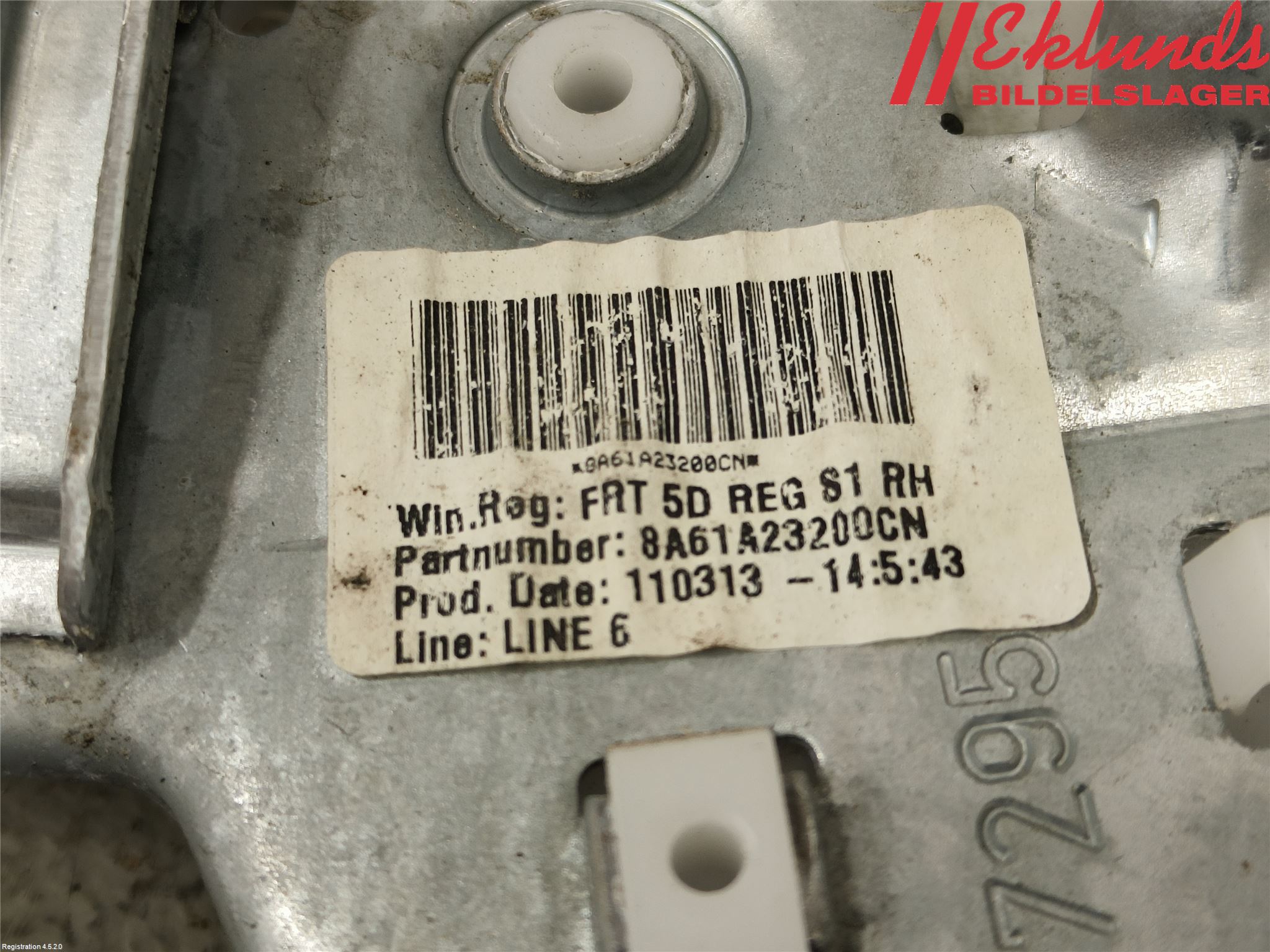 Ford FIESTA 13-17 Fönsterhiss El Kompl