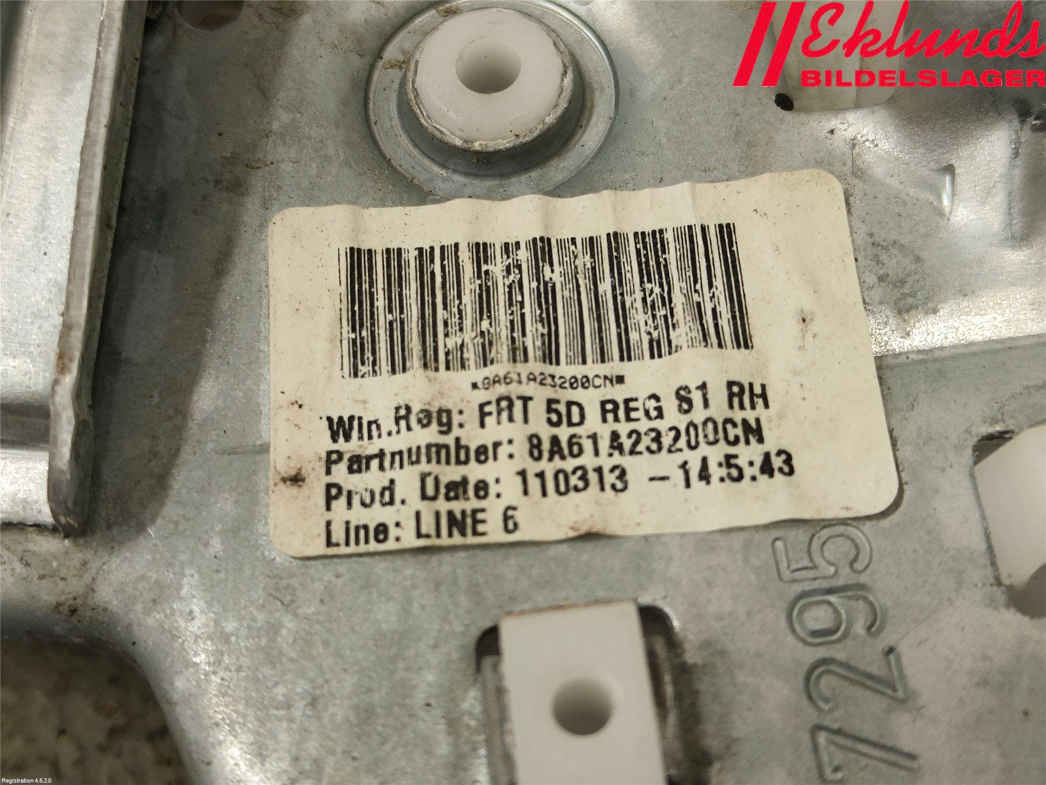 Ford FIESTA 13-17 Fönsterhiss El Kompl