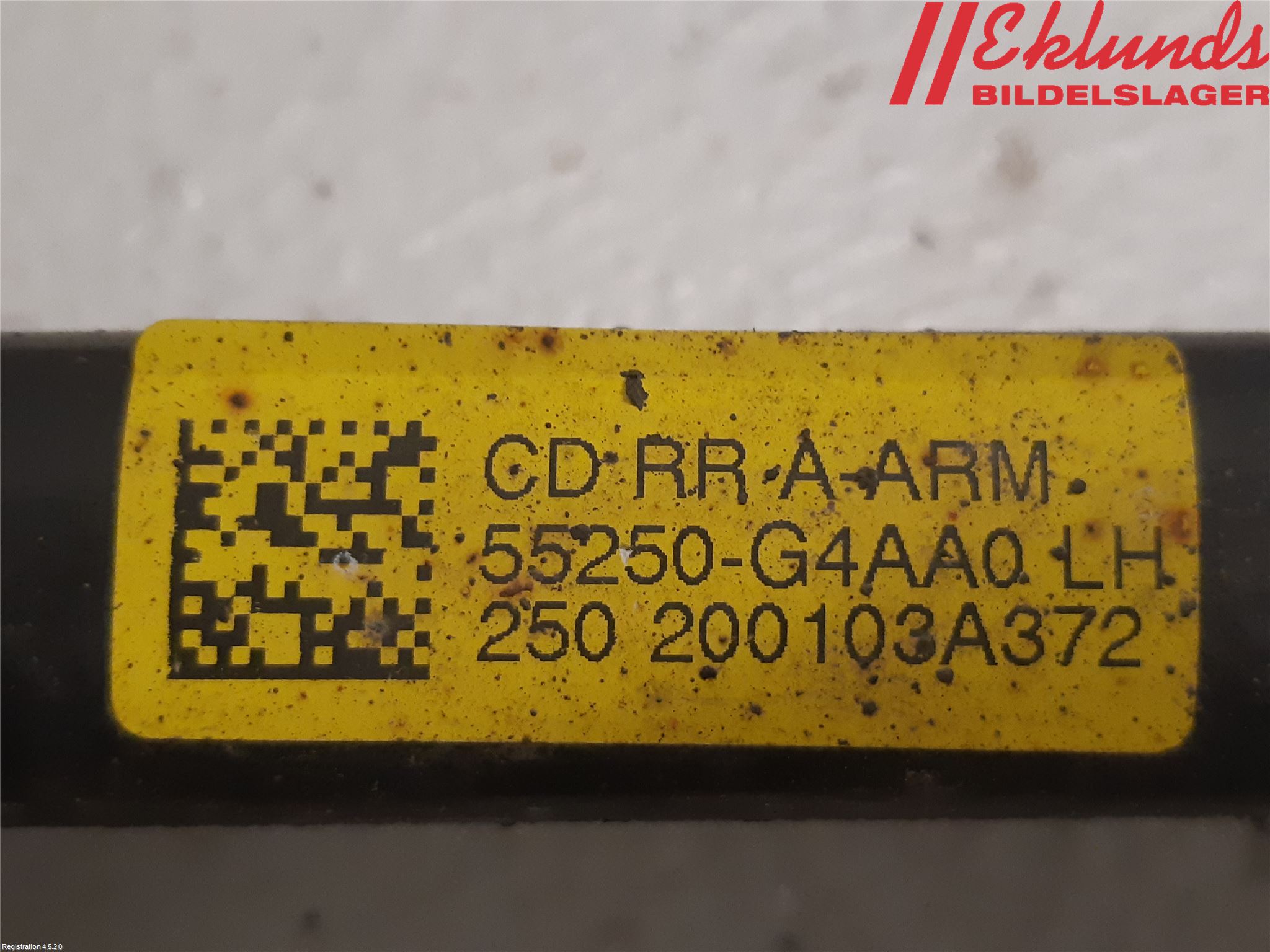 Kia CEED/CEED SW 19- Bärarm Bak Vänster