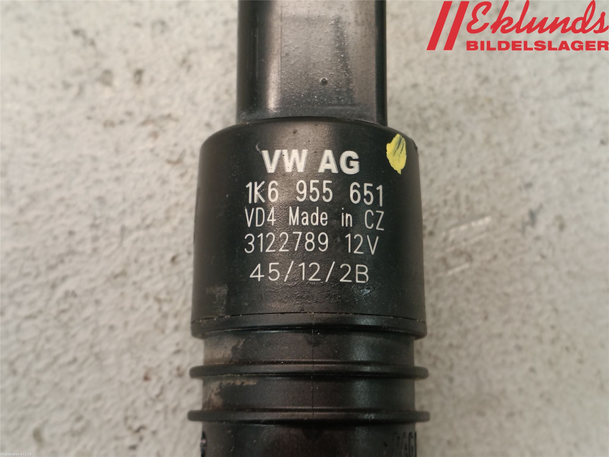 Skoda SUPERB 09-15 Spolarpump Vindruta