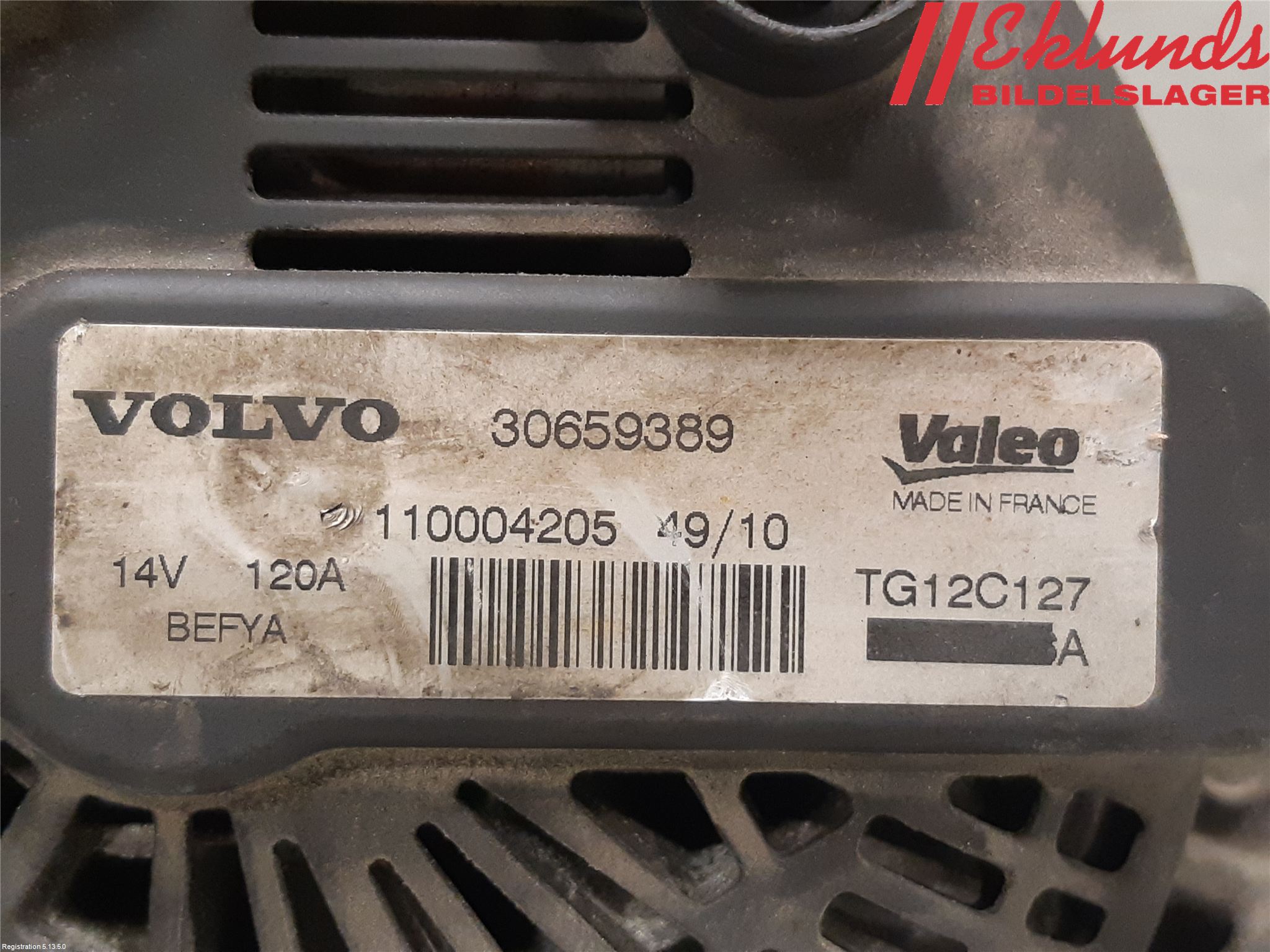 Volvo C30 10-13 Generator