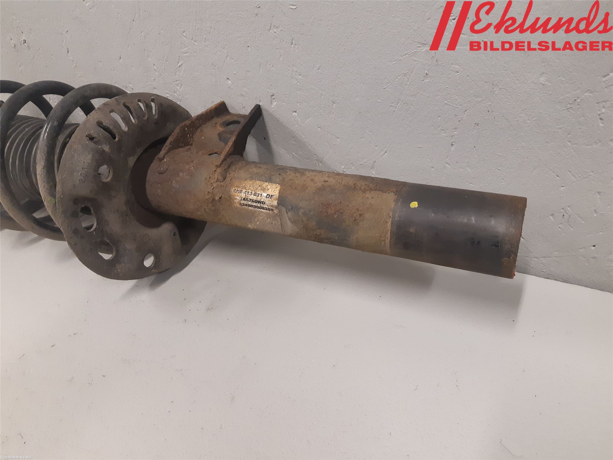 Volkswagen VW GOLF VI 09-13 Fjäderben Fram Höger