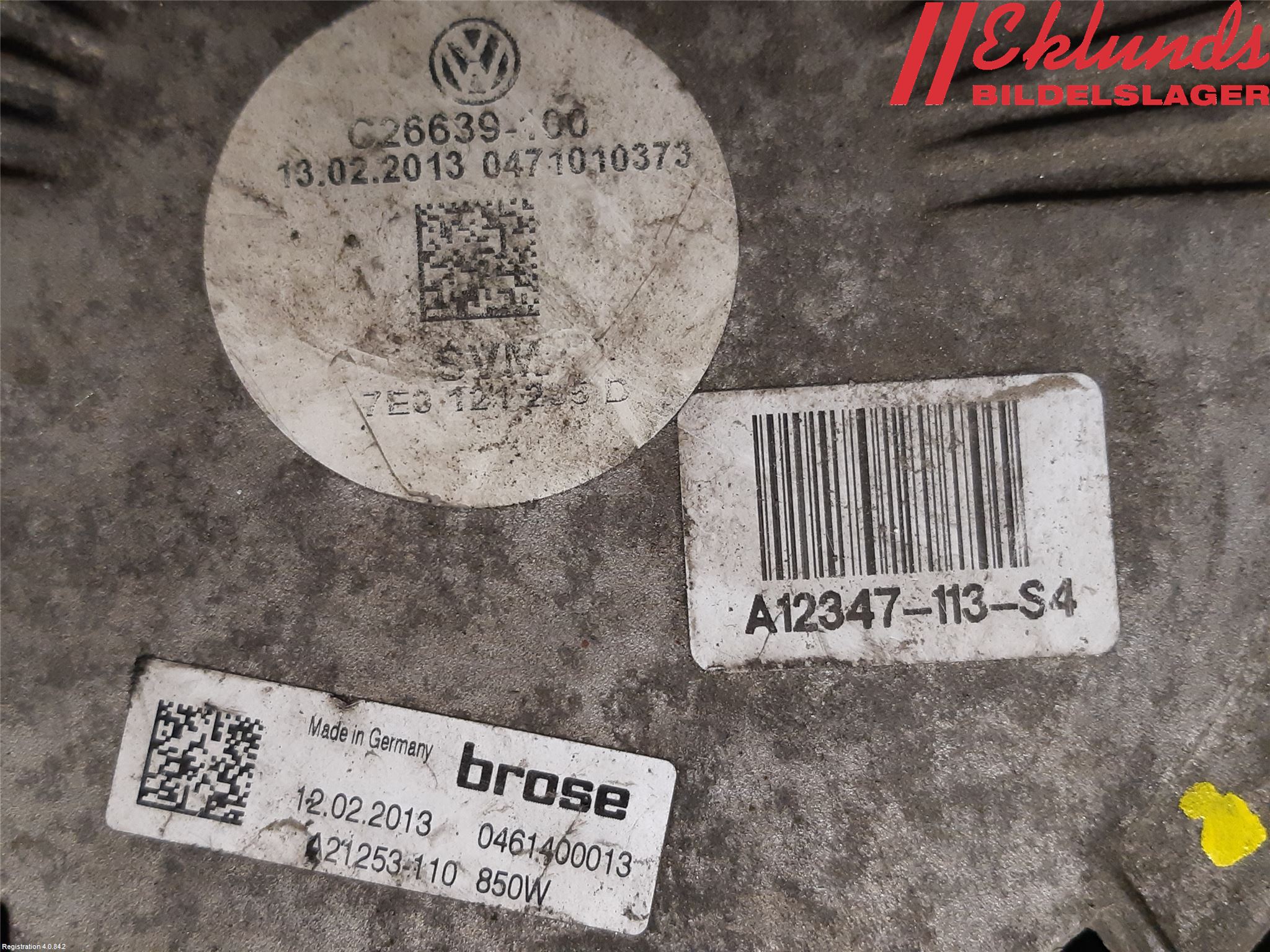 Volkswagen VW TRANSP/CARAVELLE (T5) 04-15 Kylfläkt El