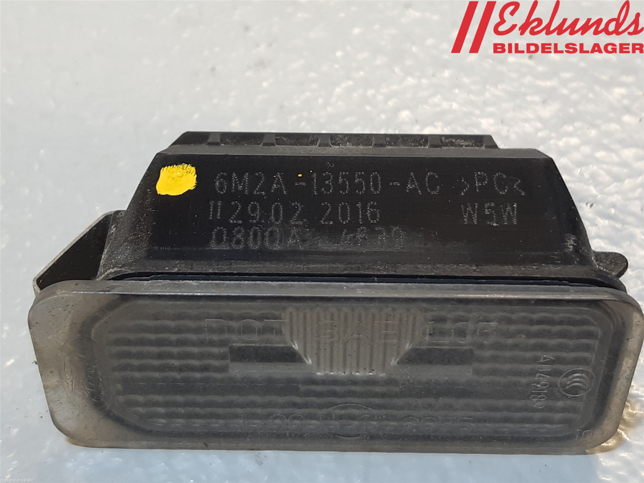 Ford MONDEO 15-22 Skylt Belysning