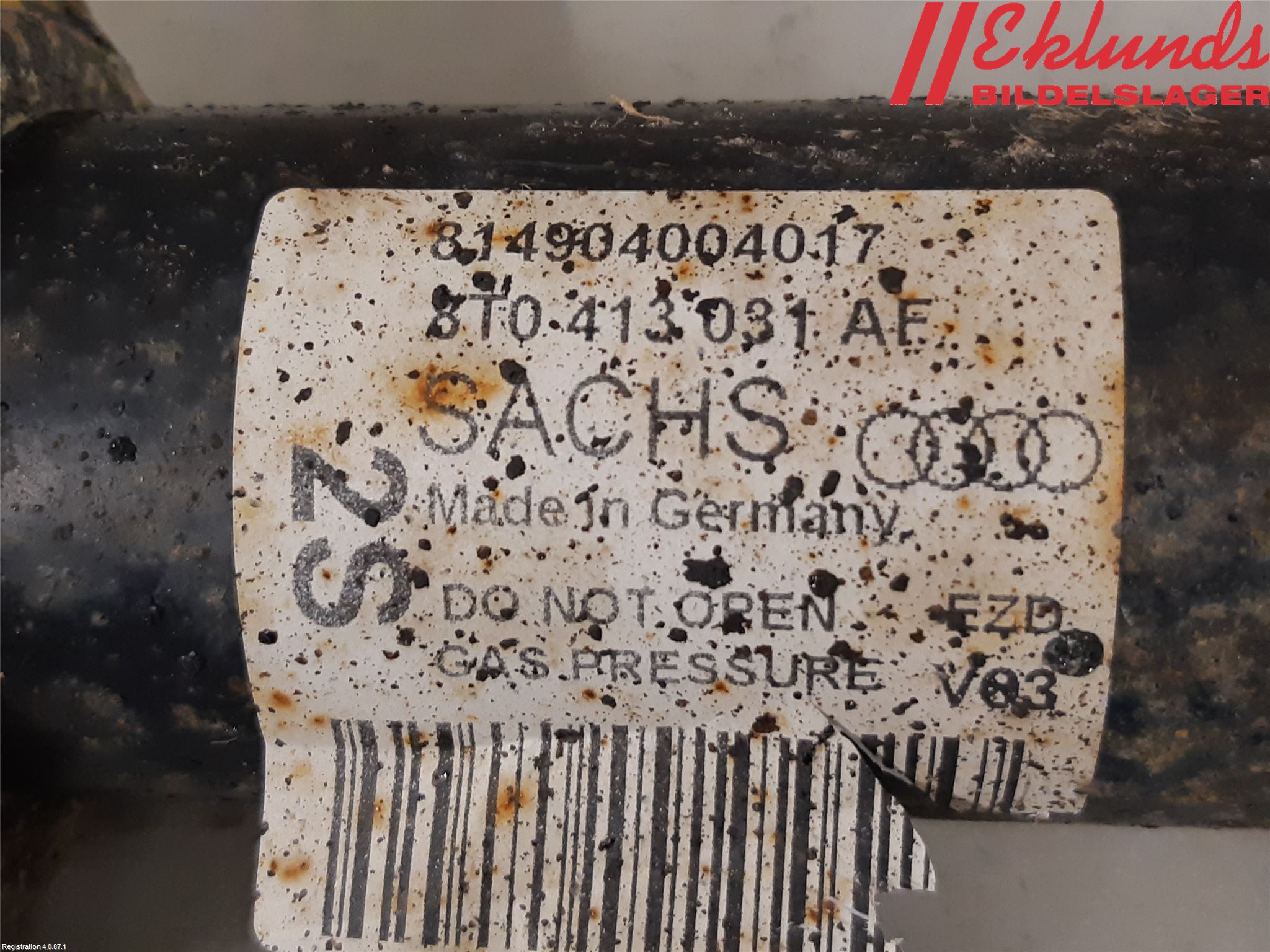 Audi A4 12-15 Fjäderben Fram Vänster