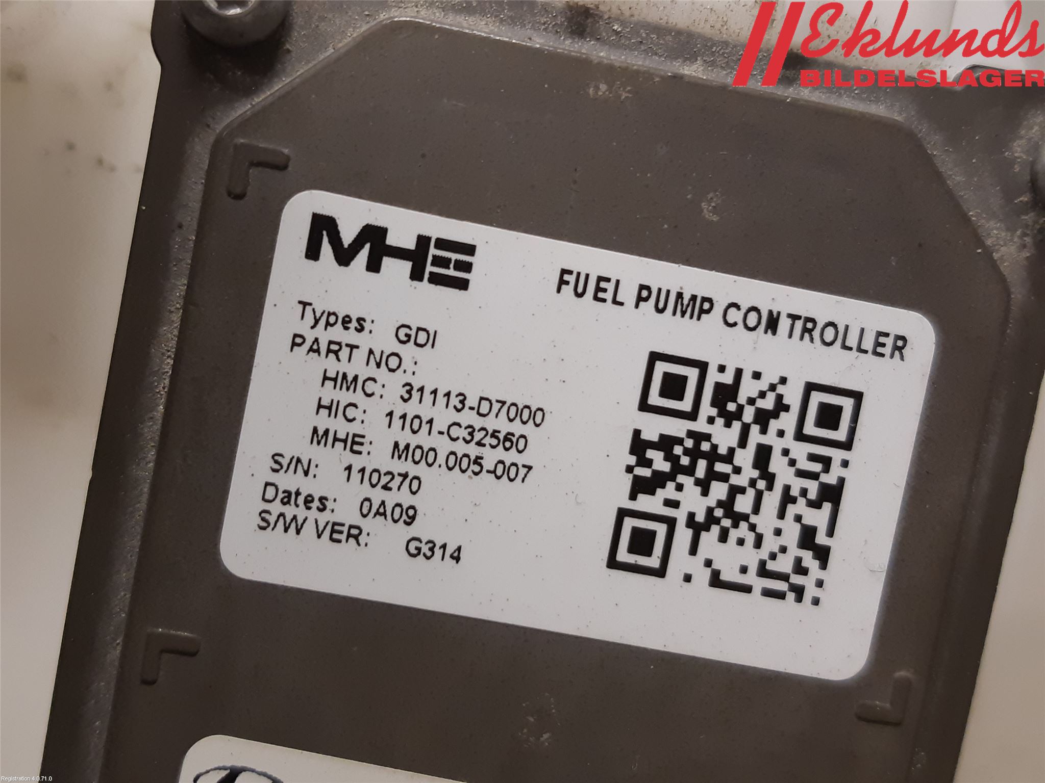 Hyundai TUCSON 05- Bränslepump El