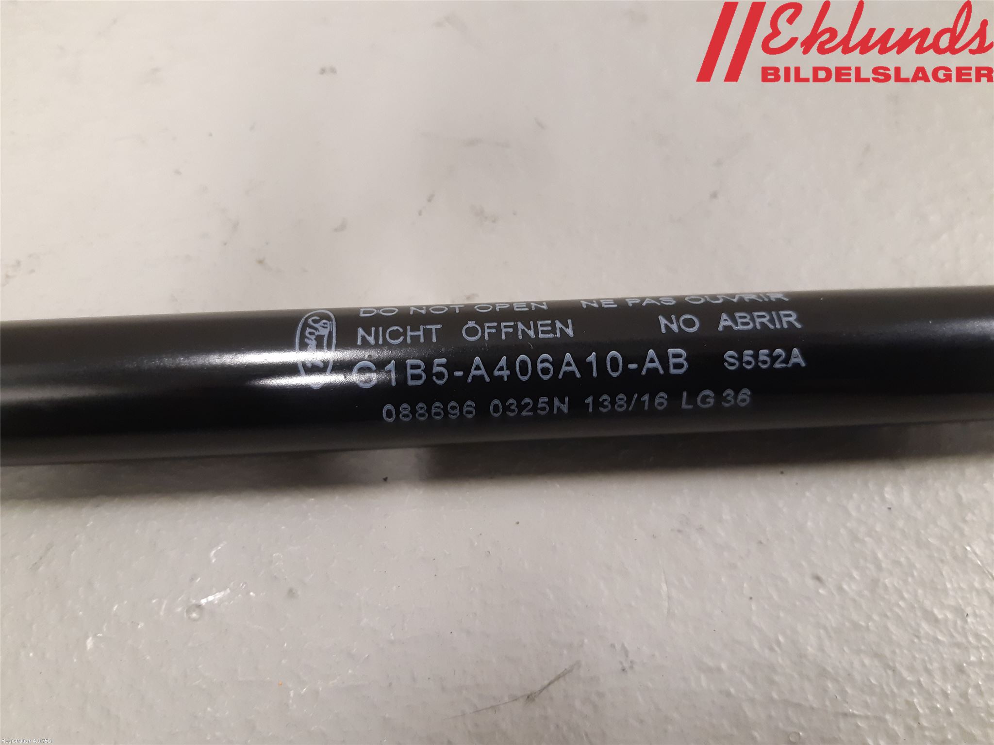 Ford KA+ 16-20 Gasfjäder Baklucka