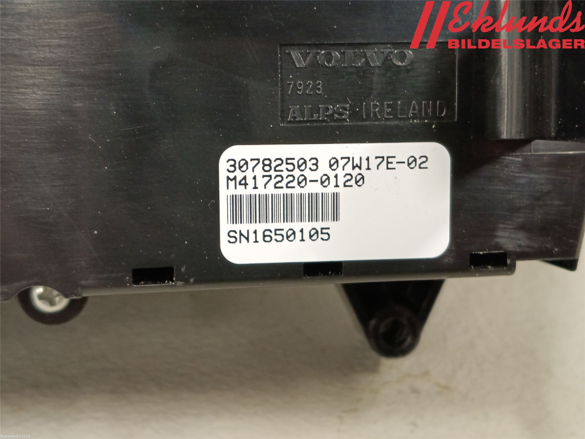 Volvo V70 05-08 Ac Styrenhet Ac Manöveren