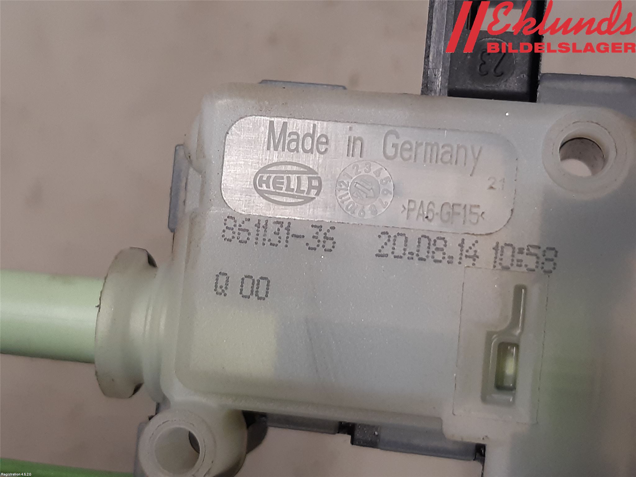 Volvo V60 14-18 Centrallåsmot Tanklucka