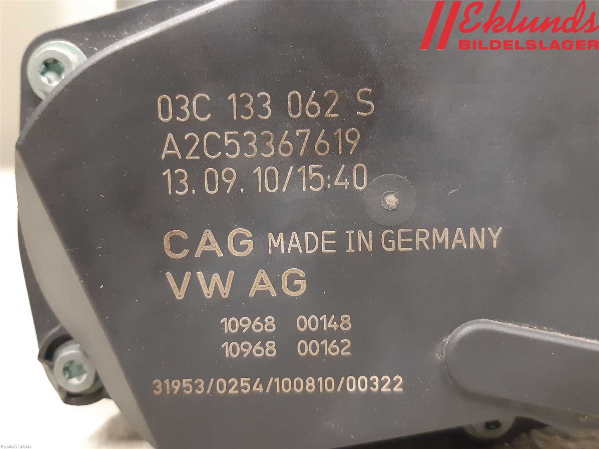 Volkswagen VW GOLF VI 09-13 Injspjällhus