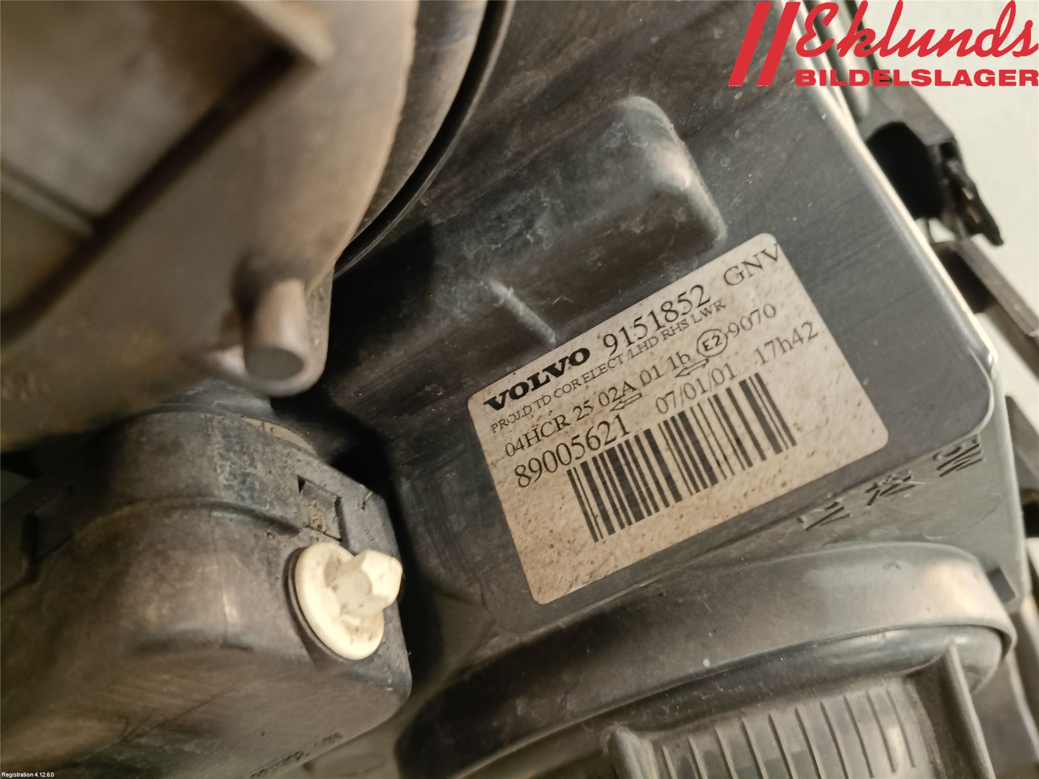 Volvo S60 01-04 Strålkastare Höger