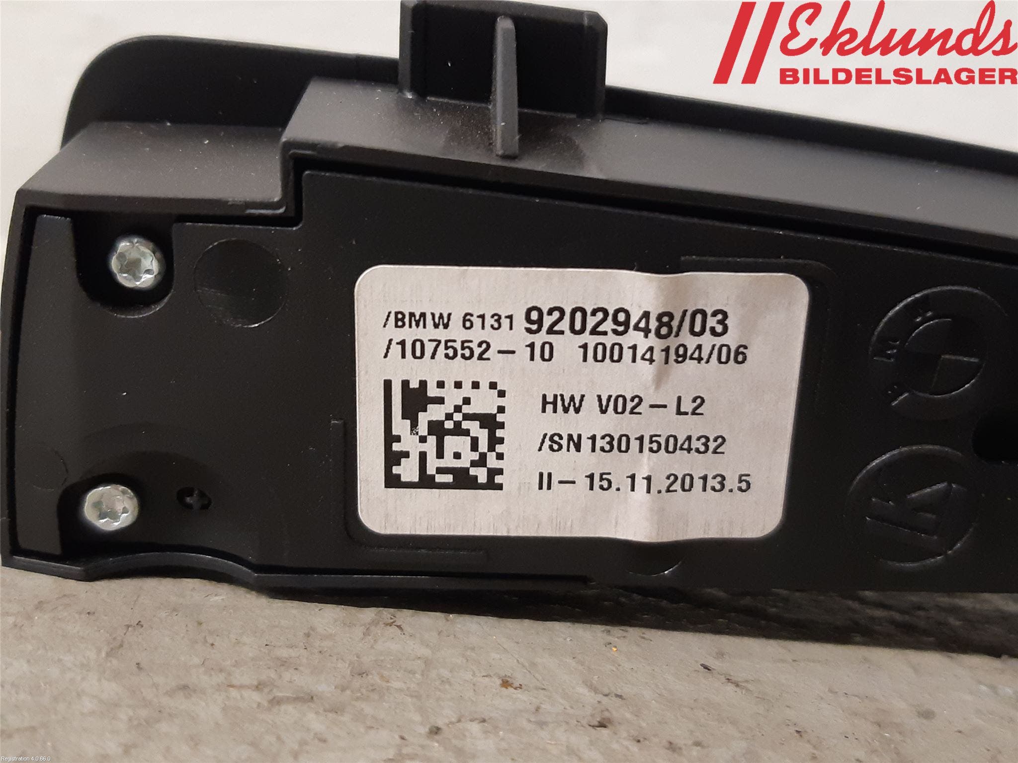 BMW 5 F10/F11/F18 09-17 Strömställare Multifunktion