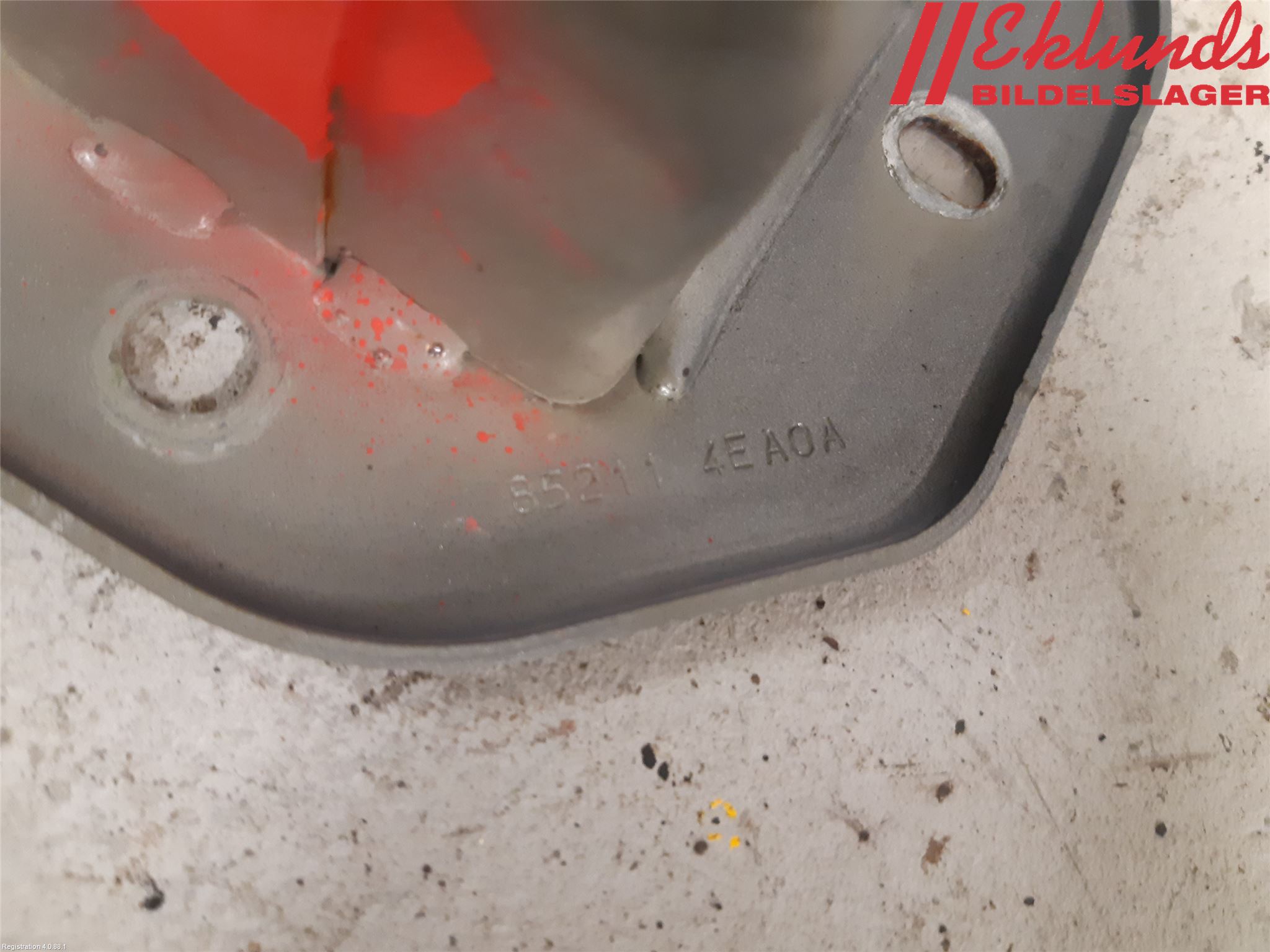 Nissan QASHQAI 14-17 Stötfångarbärjärn Bak
