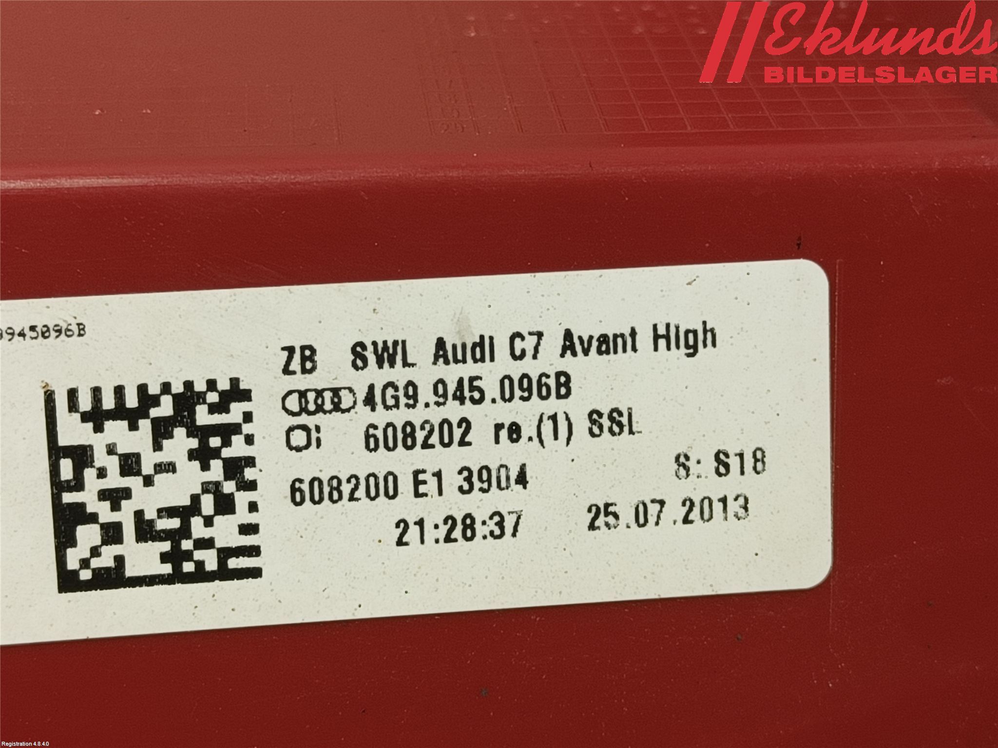 Audi A6/S6 4G 11-18 Bakljus Höger