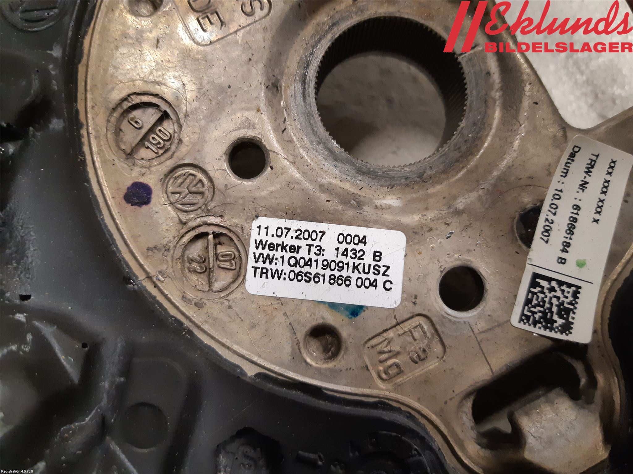 Volkswagen VW GOLF V 04-09 Ratt