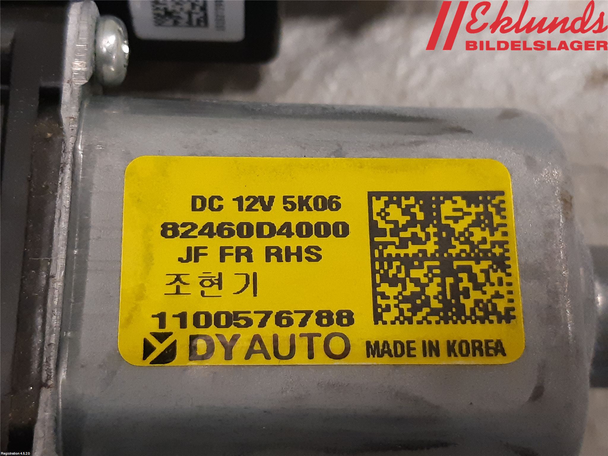 Kia OPTIMA 16-20 Fönsterhissmotor