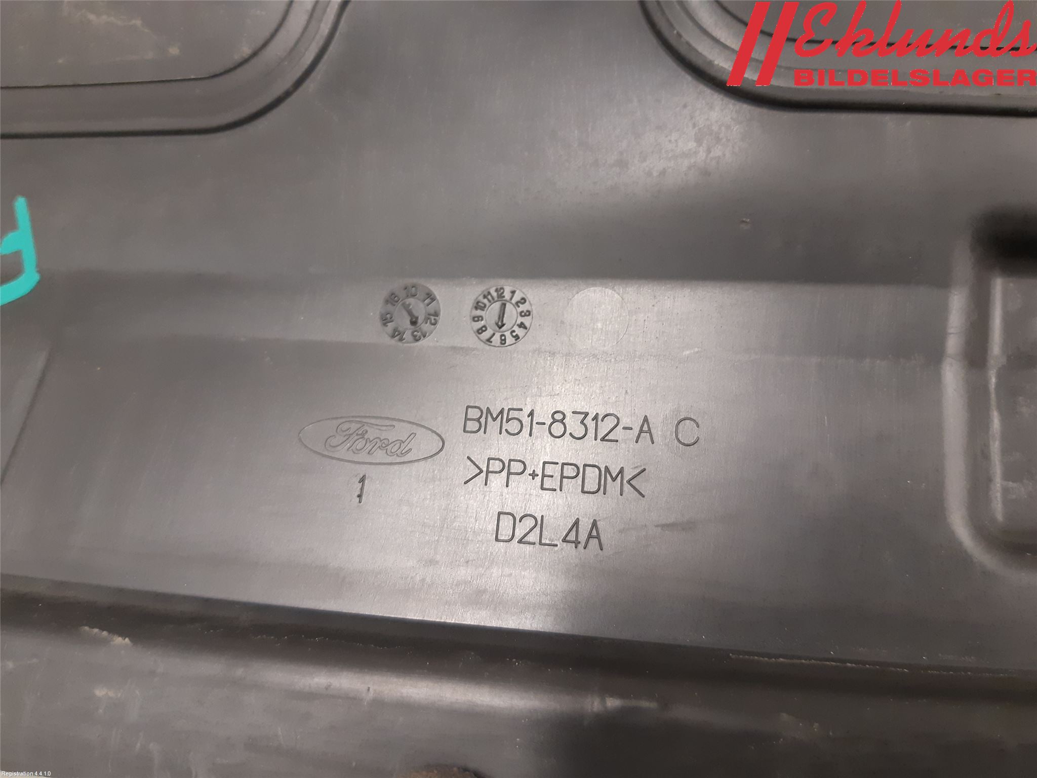 Ford FOCUS 11-14 Deflektor Plåt-Plast Kylning