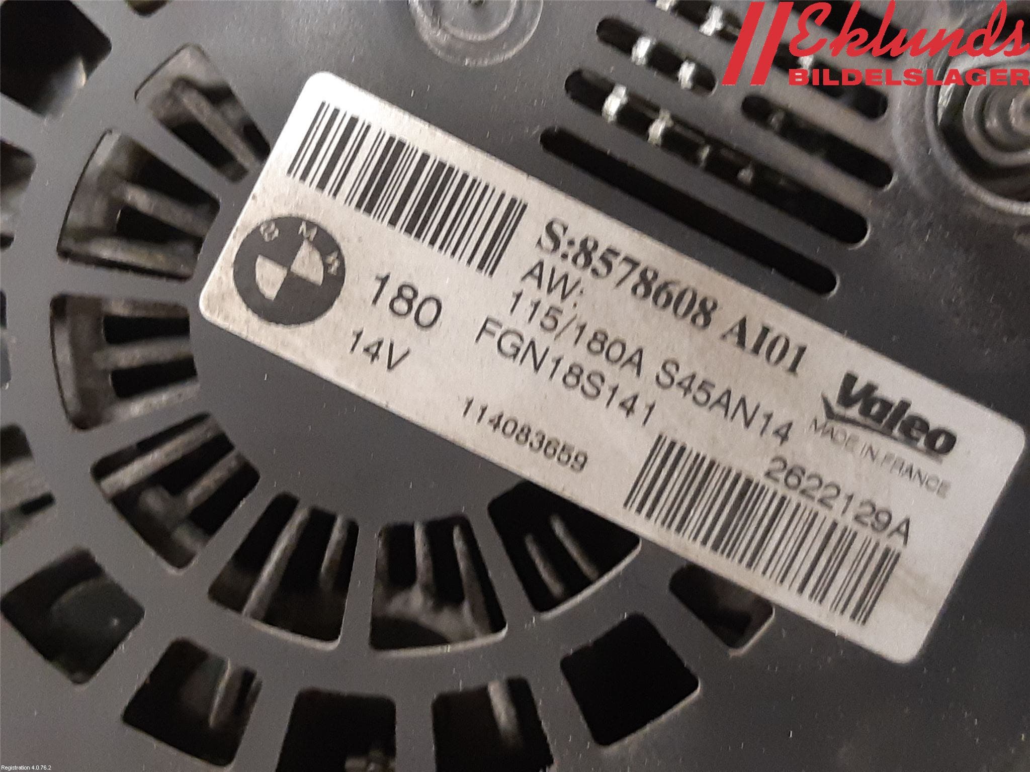 BMW 3 GT F34 13-19 Generator