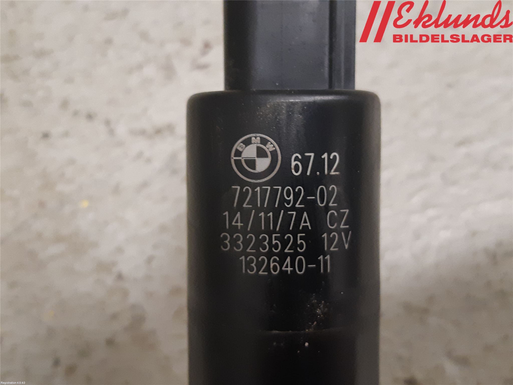 BMW 5 F10/F11/F18 09-17 Spolarpump Högtryck
