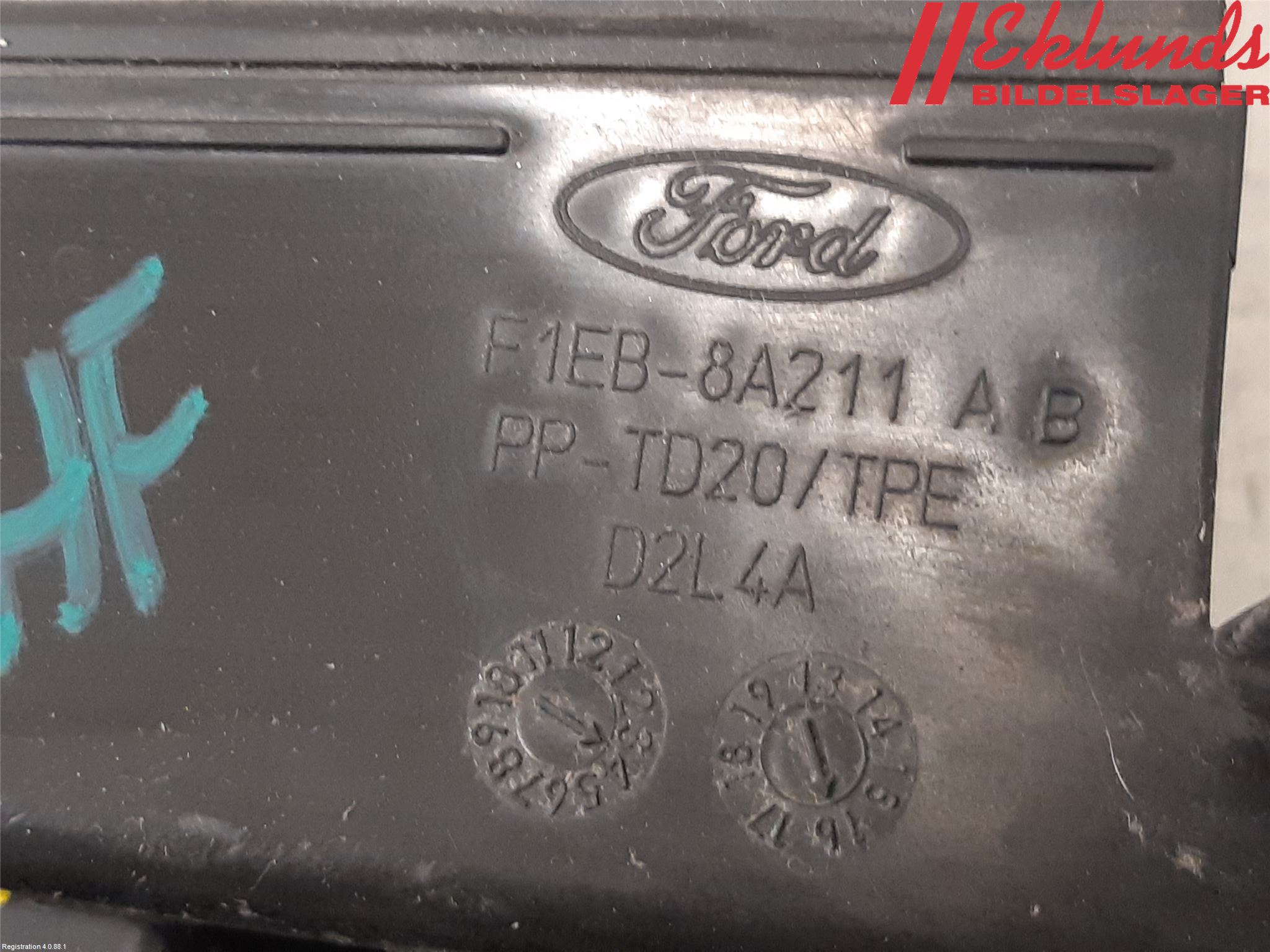 Ford FOCUS 15-18 Deflektor Plåt-Plast Kylning