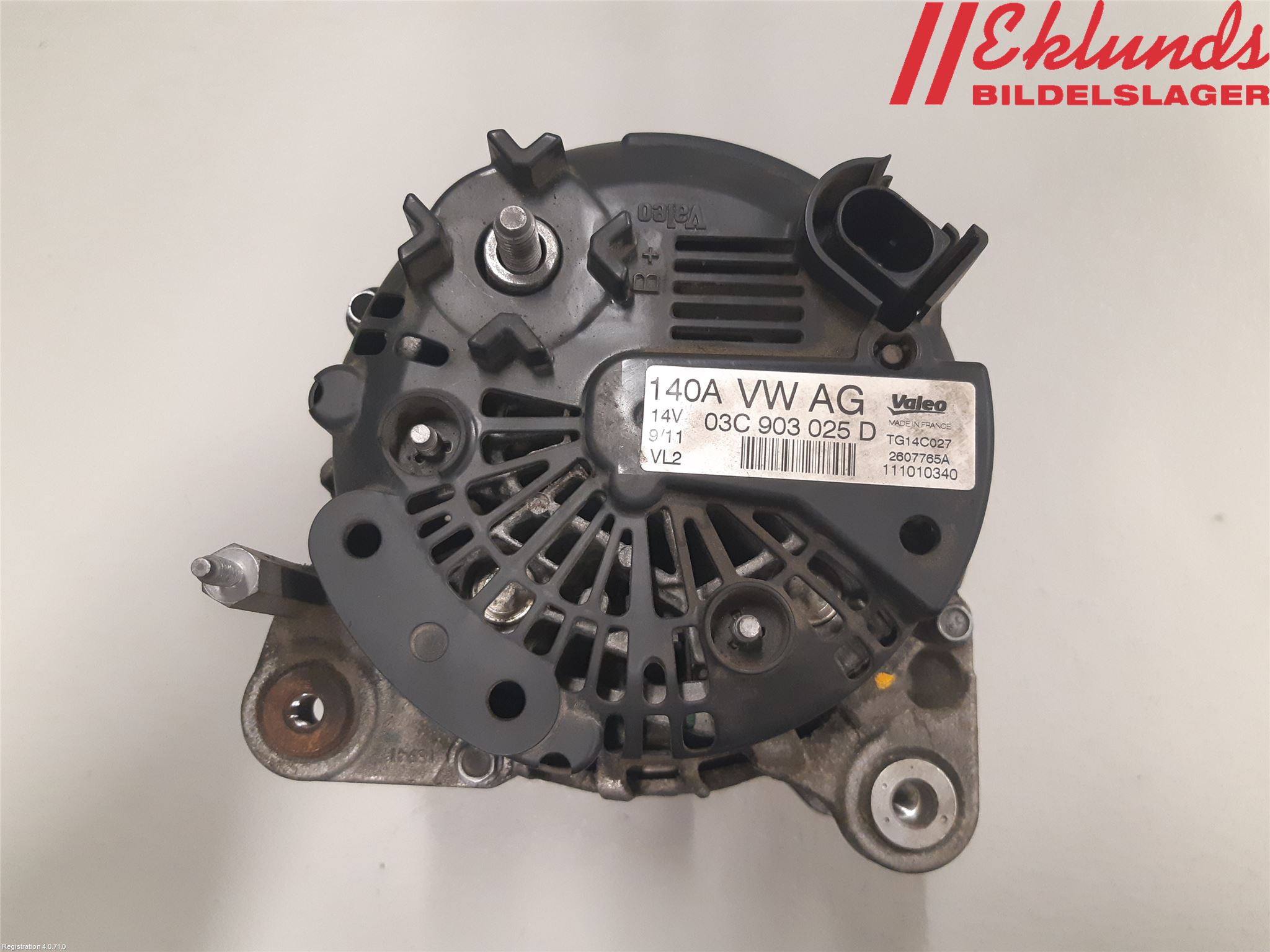 Volkswagen VW GOLF VI 09-13 Generator