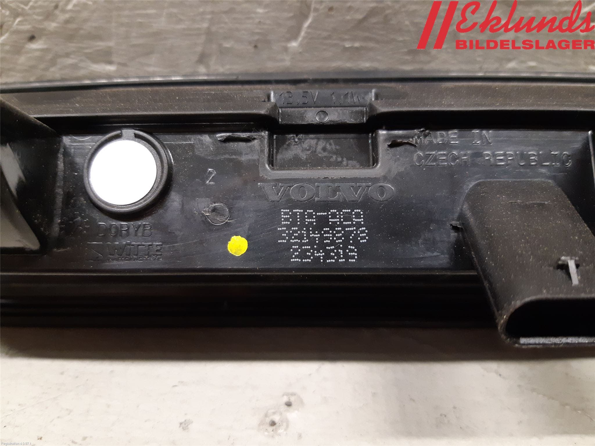 Volvo V60 19- Bakluckehandtag