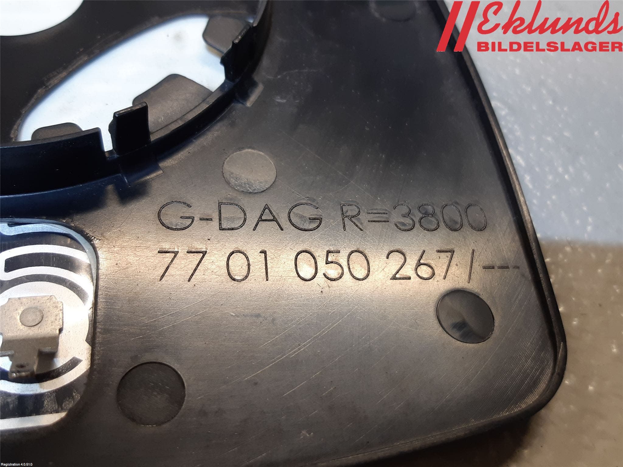 Opel VIVARO 01-14 Spegelglas Vä