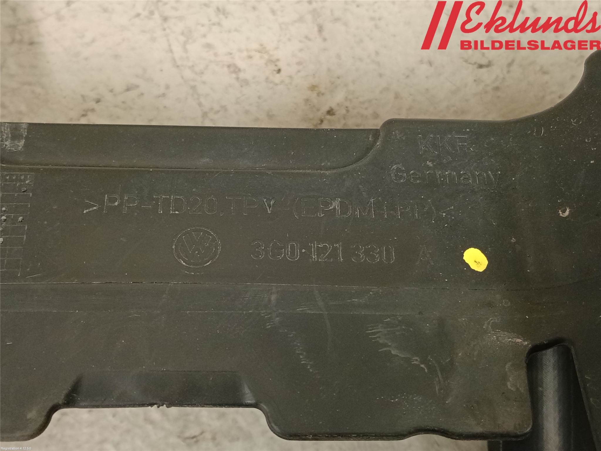 Volkswagen VW PASSAT 15-19 Stötfångar Deformelement Fram