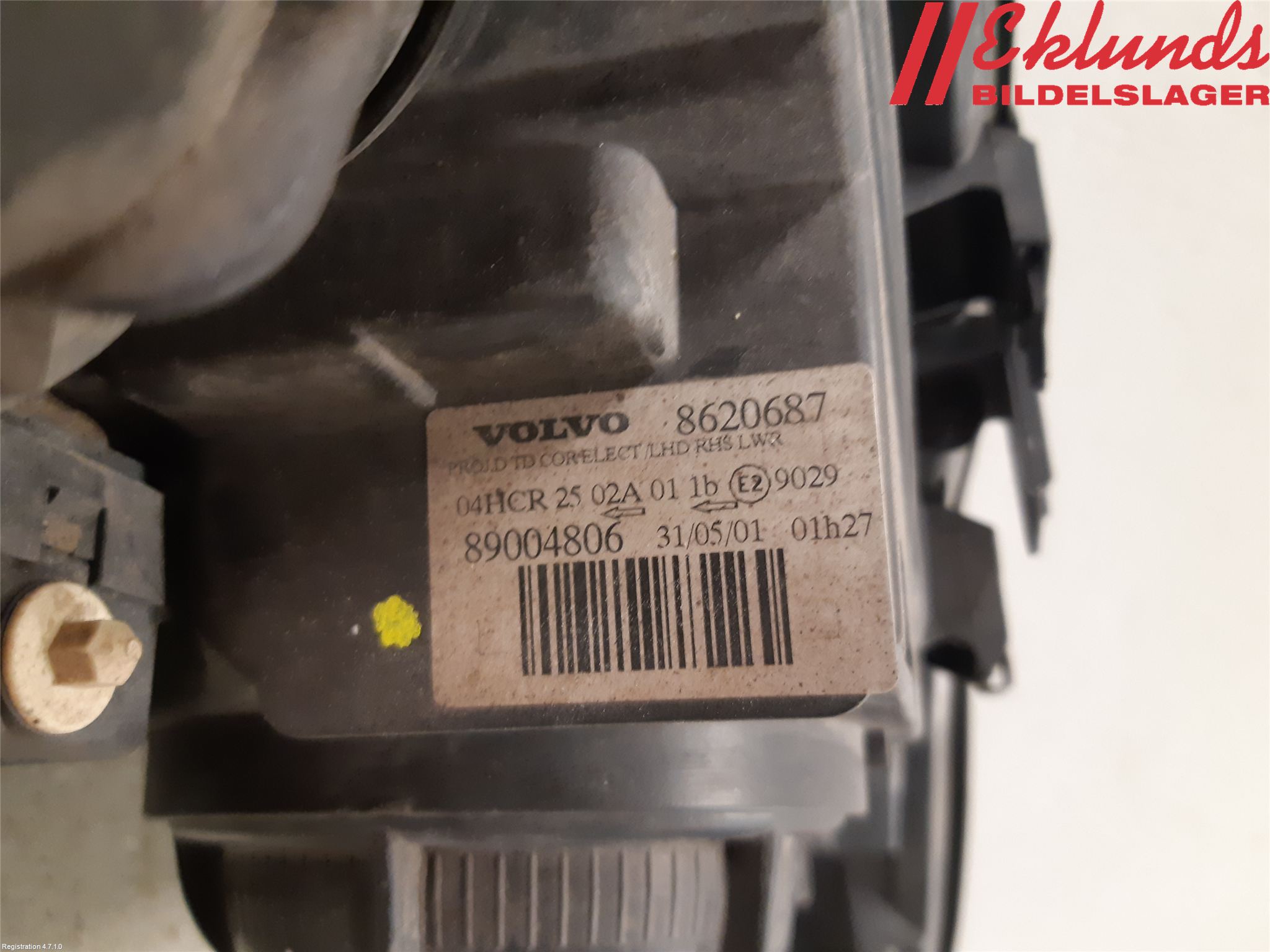 Volvo V70 00-04 Strålkastare Höger