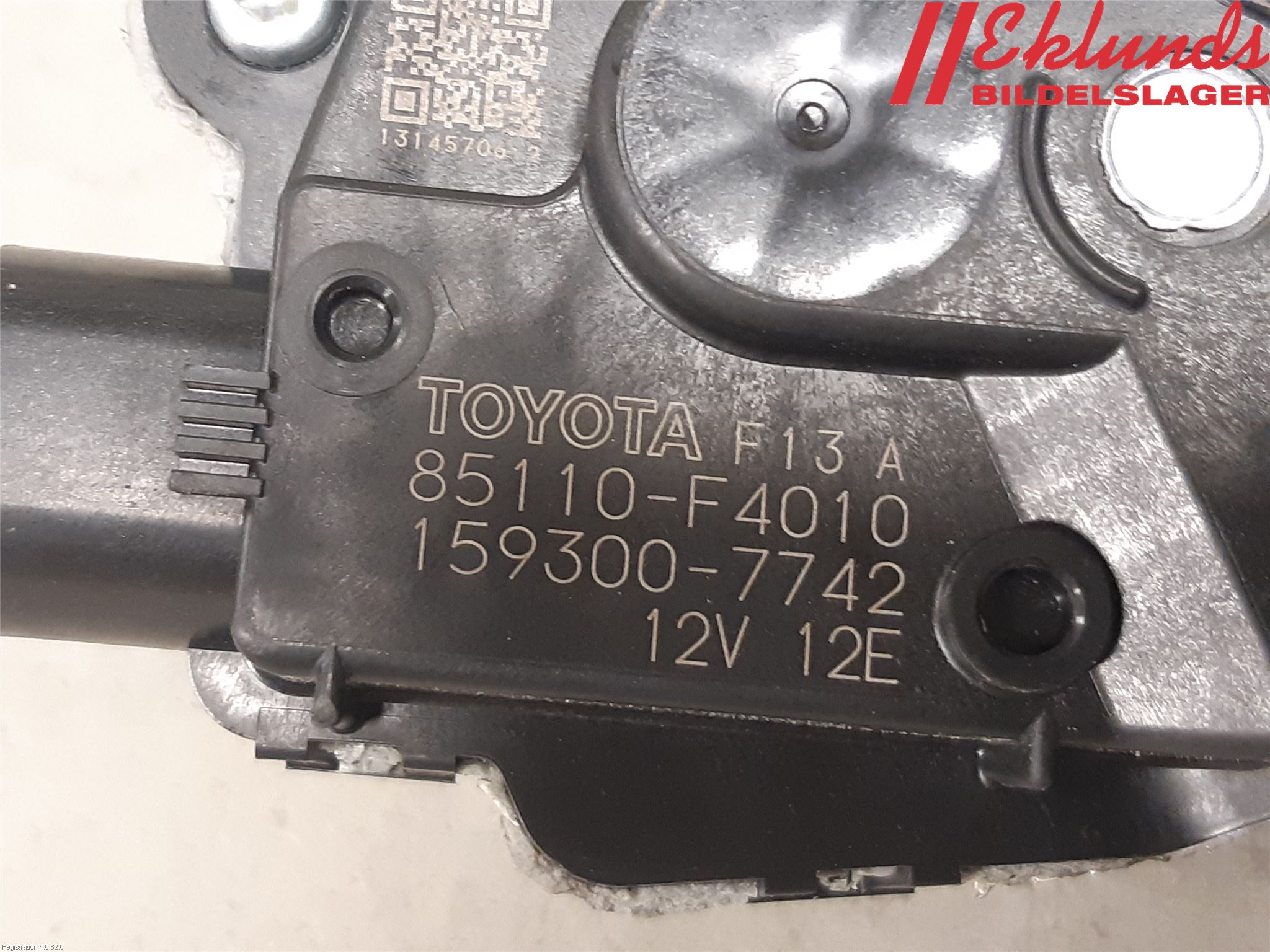 Toyota C-HR 16-23 Torkarmotor Vindruta