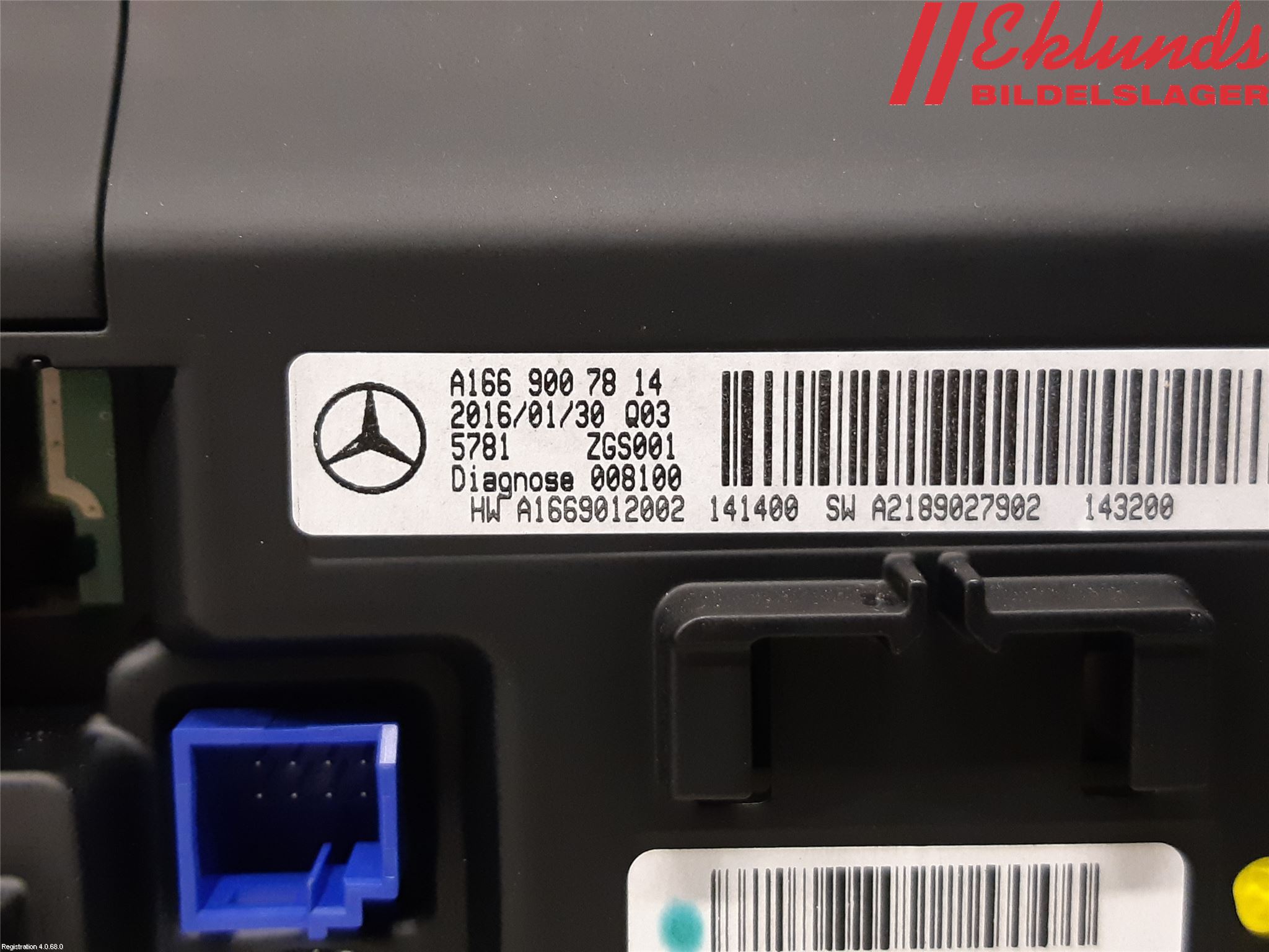 Mercedes-Benz MB GLA-KLASS (X156) 13-20 Multifunktionsdisplay