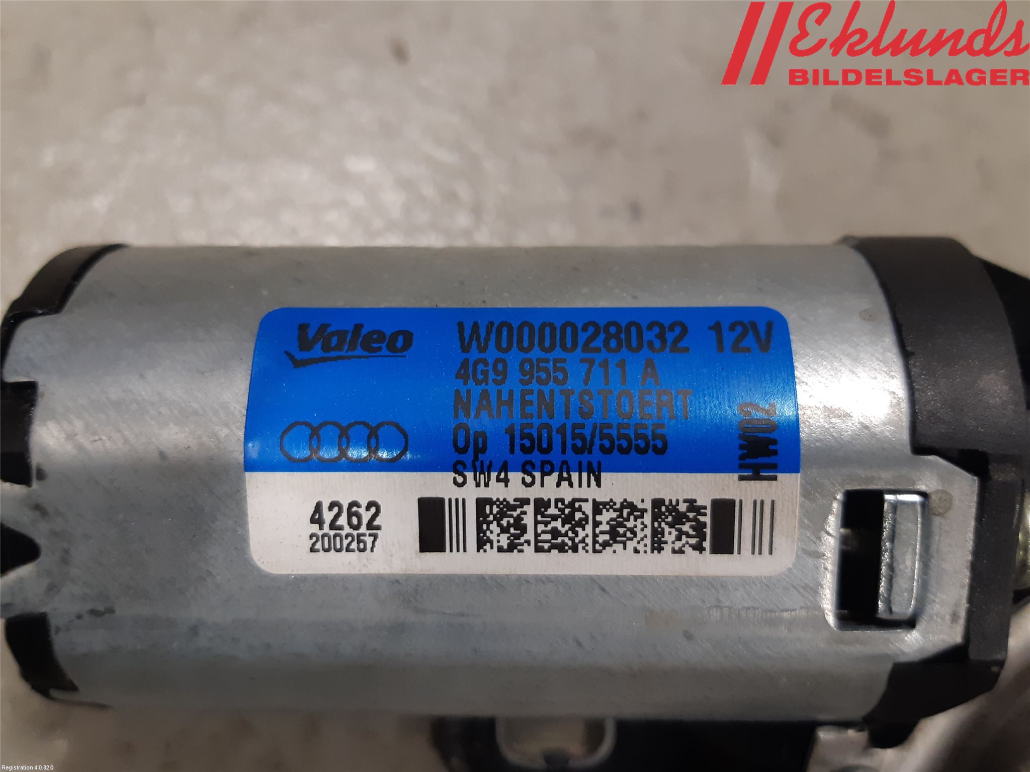 Audi A6/S6 4G 11-18 Torkarmotor Baklucka