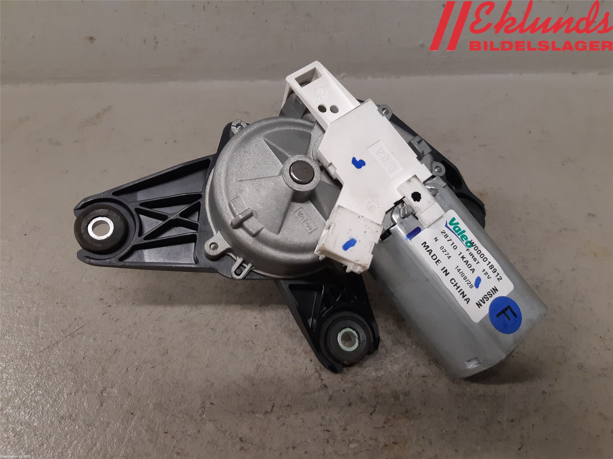 Nissan JUKE 14-19 Torkarmotor Baklucka