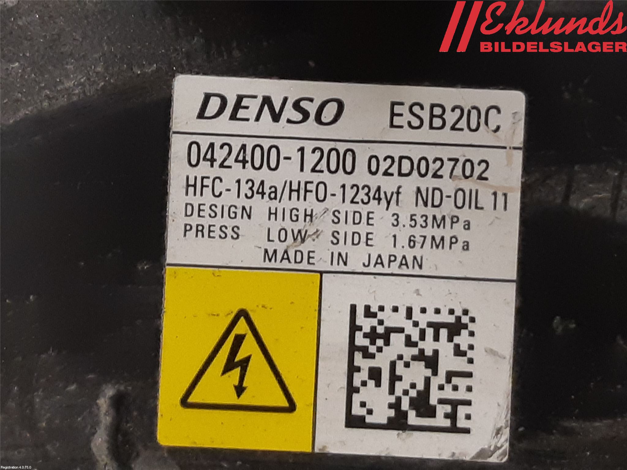 Toyota COROLLA 19- Ac Kompressor