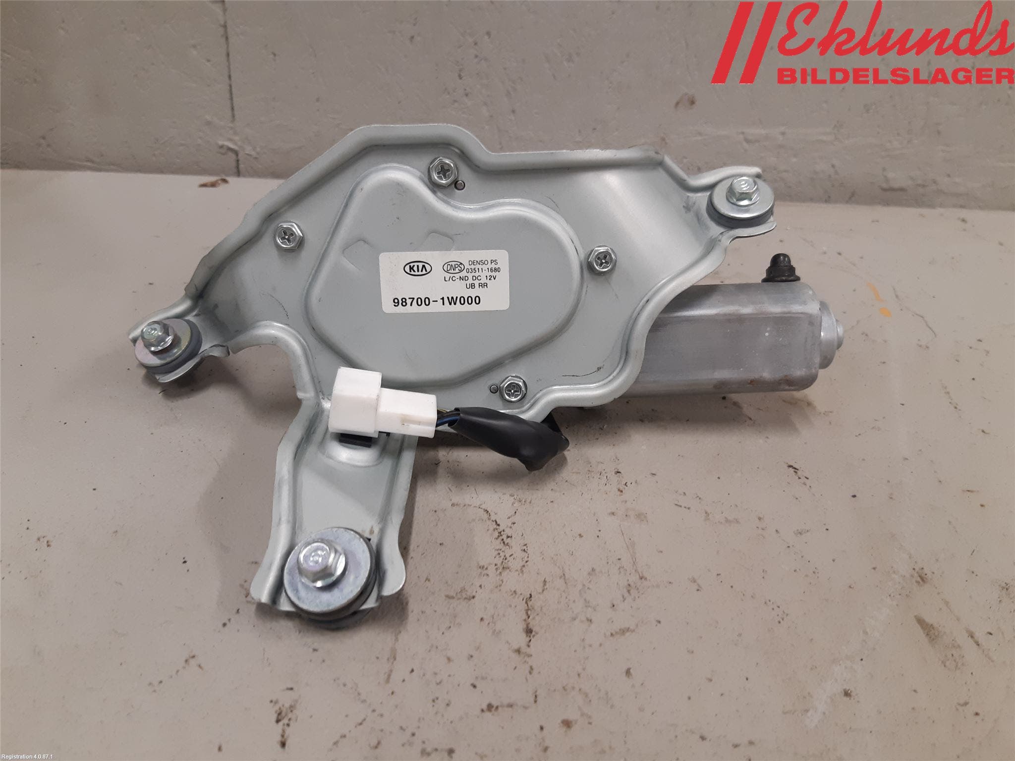 Kia RIO 12-16 Torkarmotor Baklucka