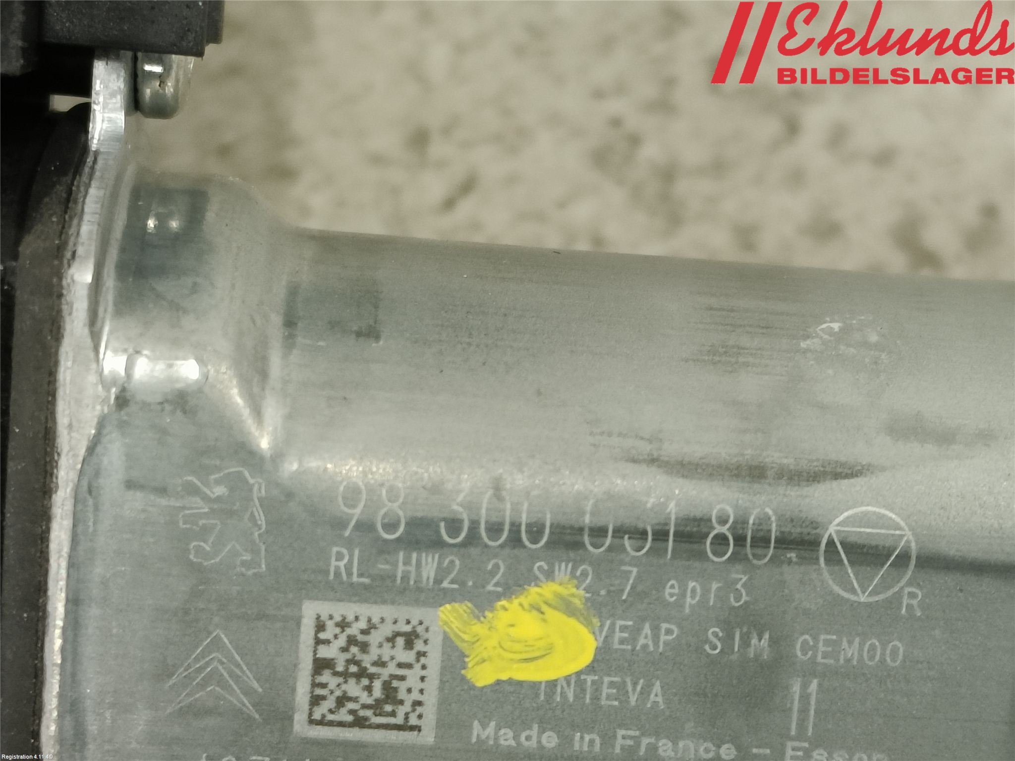 Peugeot 2008/E-2008 20- Fönsterhissmotor