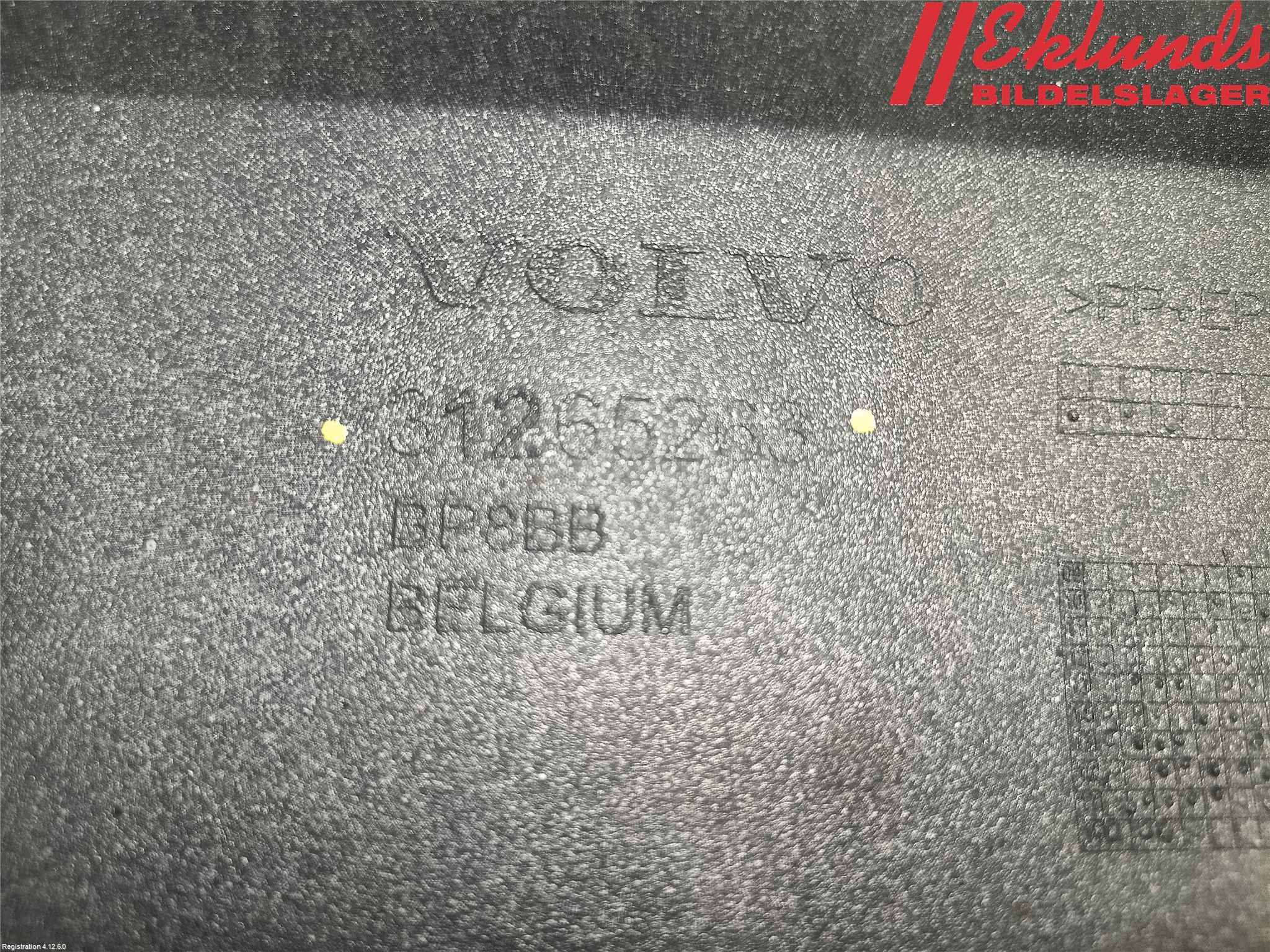 Volvo V60 14-18 Stötfångarbeklädnad Bak