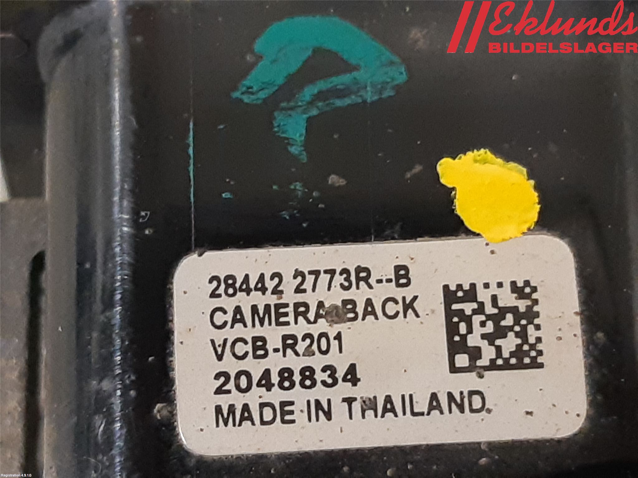 Renault ZOE/E-TECH 13- Parkeringshjälp Kamera