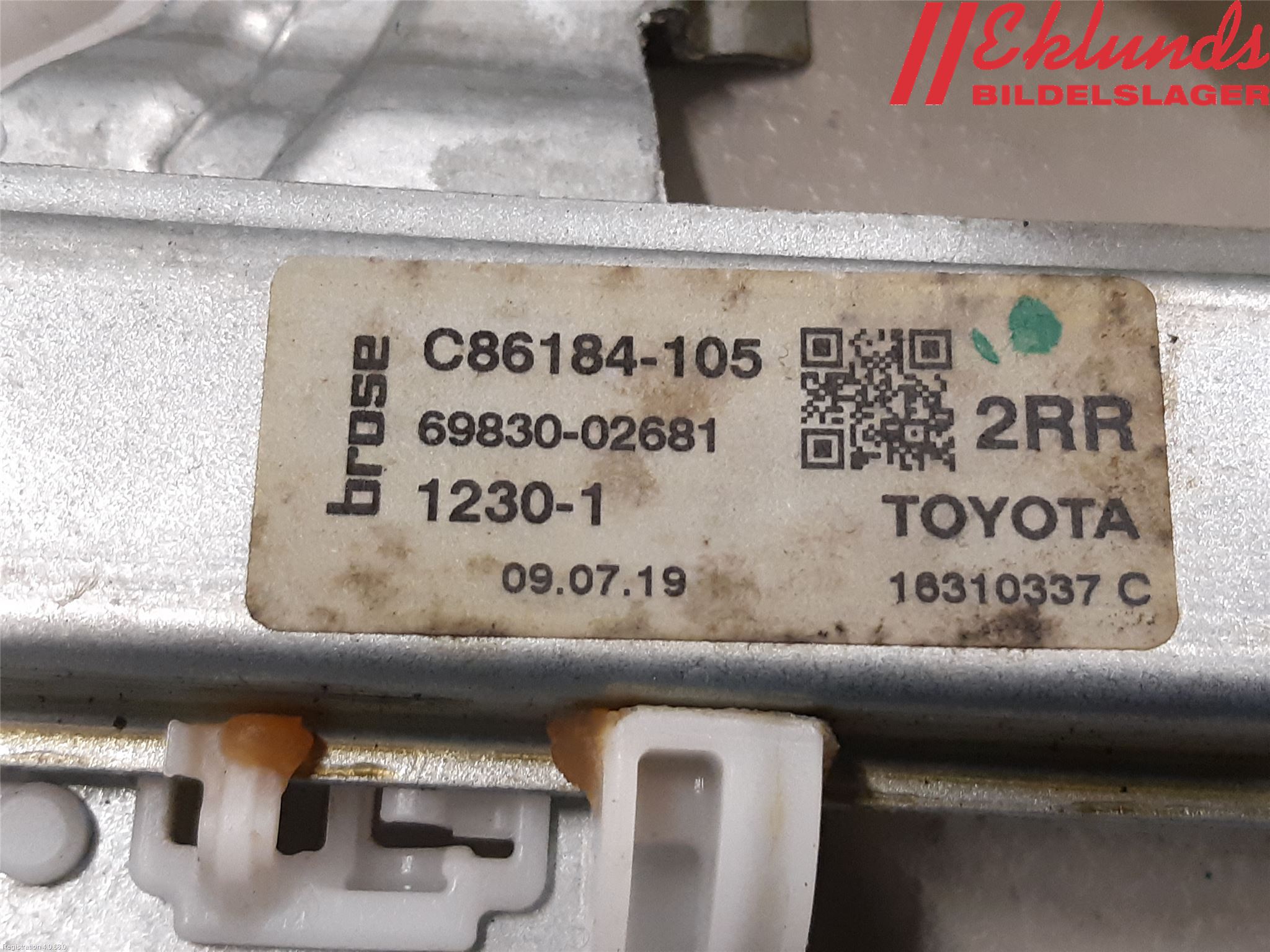 Toyota COROLLA 19- Fönsterhiss El Kompl
