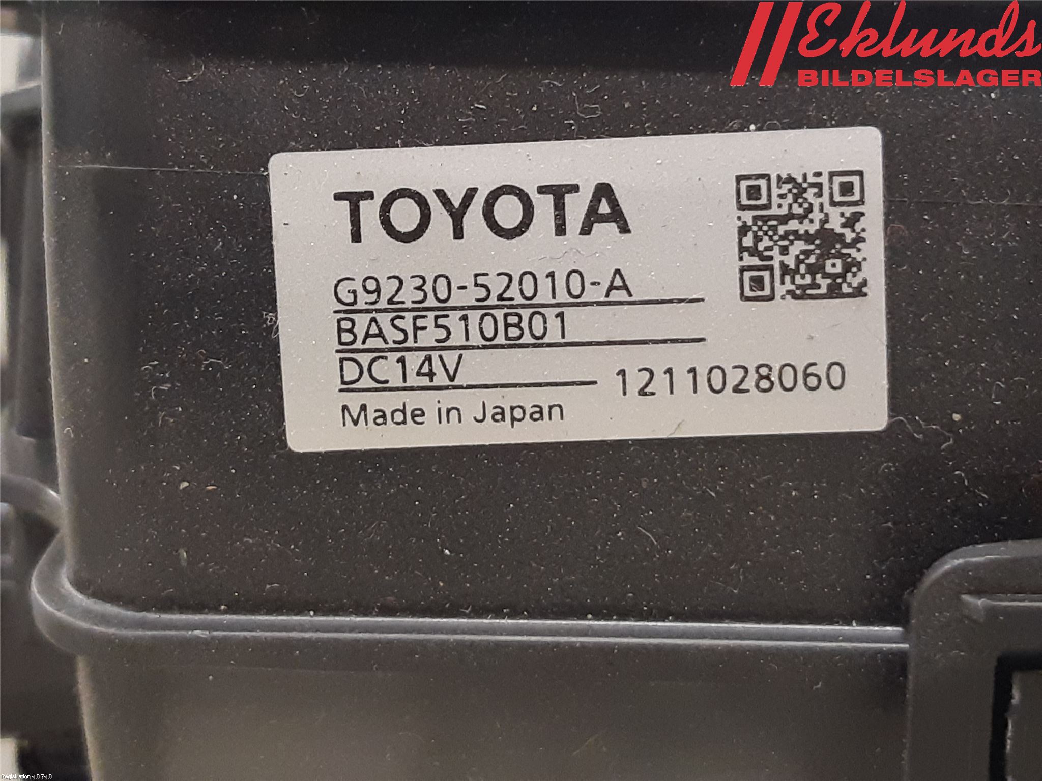 Toyota YARIS XP130 12-14 Kylfläkt El