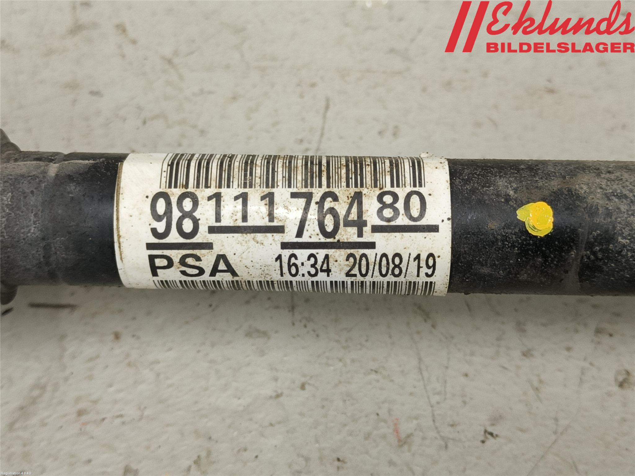 Peugeot 508 19- Drivaxel Fram Höger