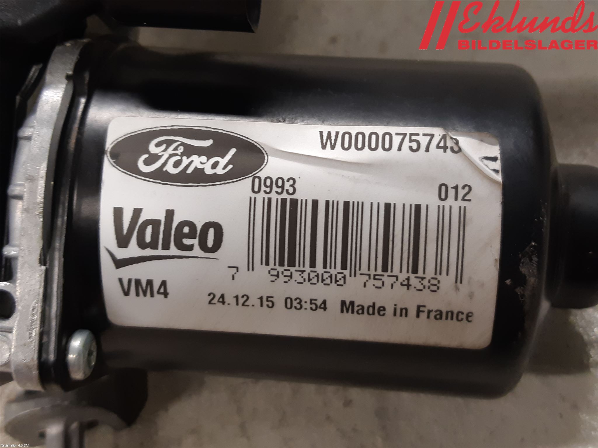 Ford GALAXY 16- Torkarmotor Vindruta