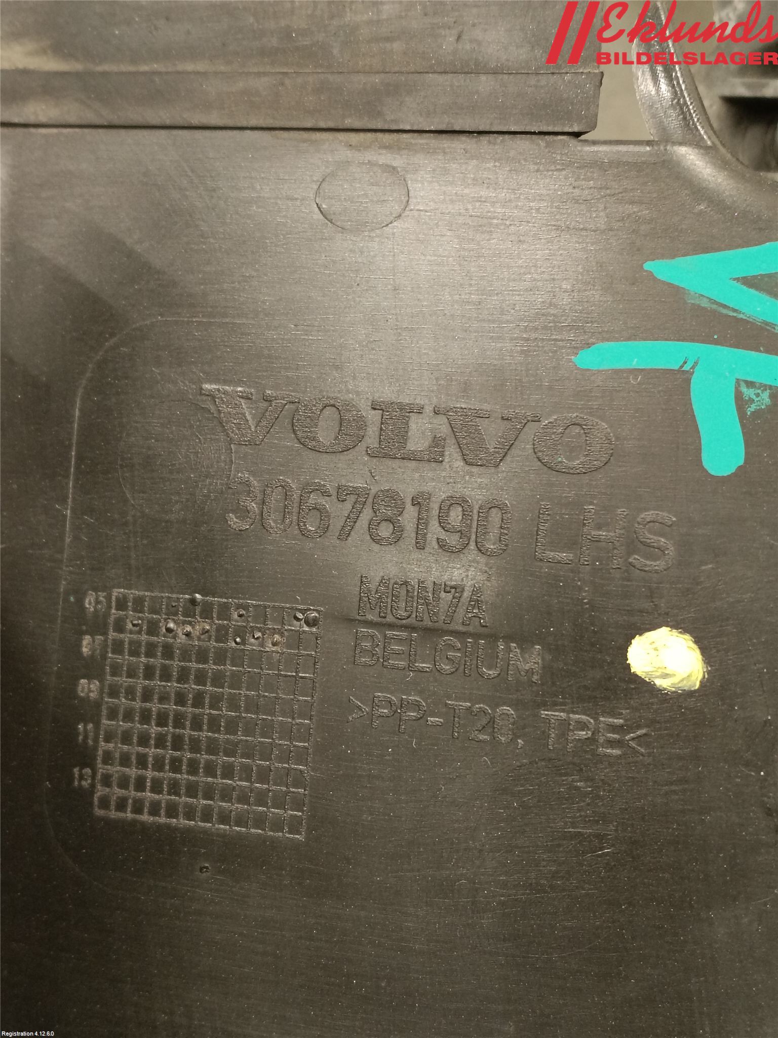 Volvo S80 07-13 Deflektor Plåt-Plast Kylning