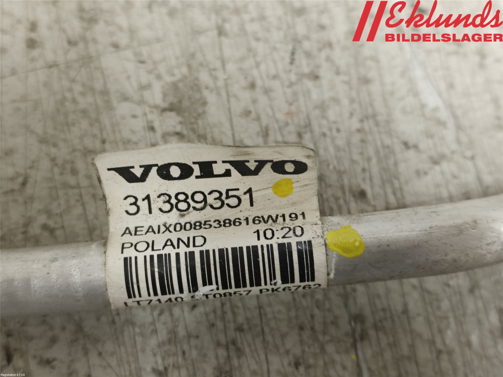 Volvo XC90/RECHARGE 16- Ac Slang-Rör